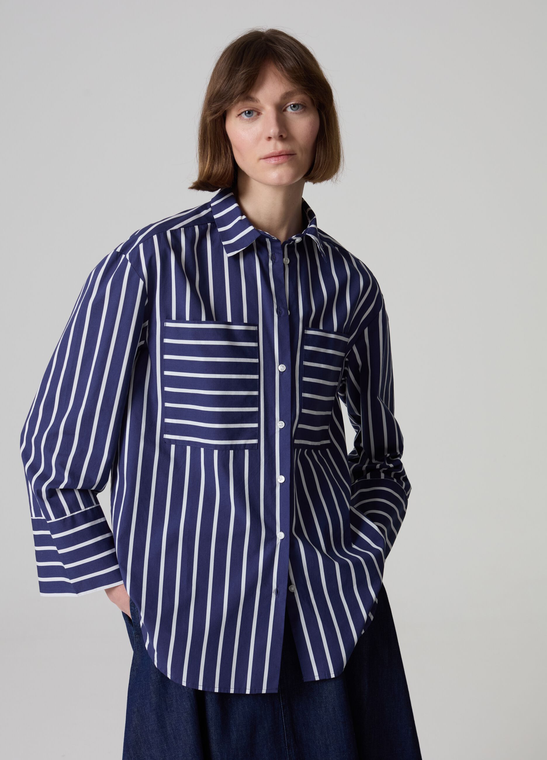 Striped shirt with pockets_0