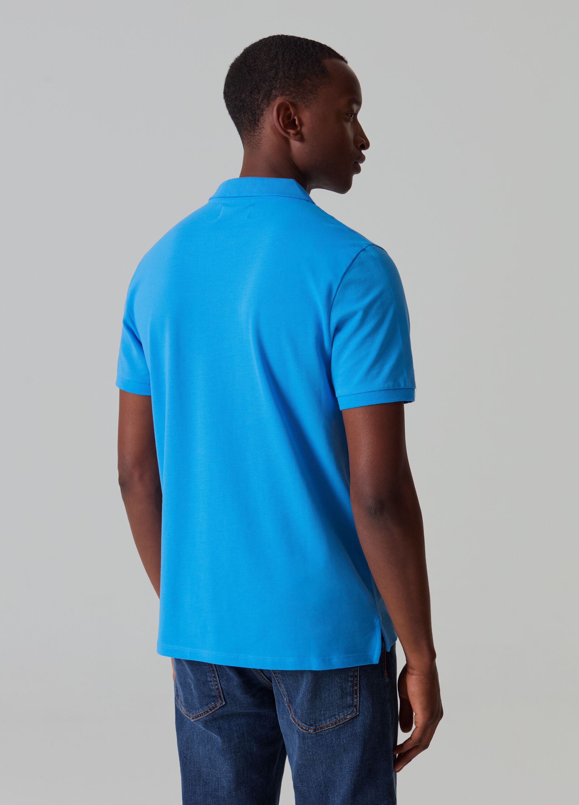 Supima cotton piquet polo shirt_2