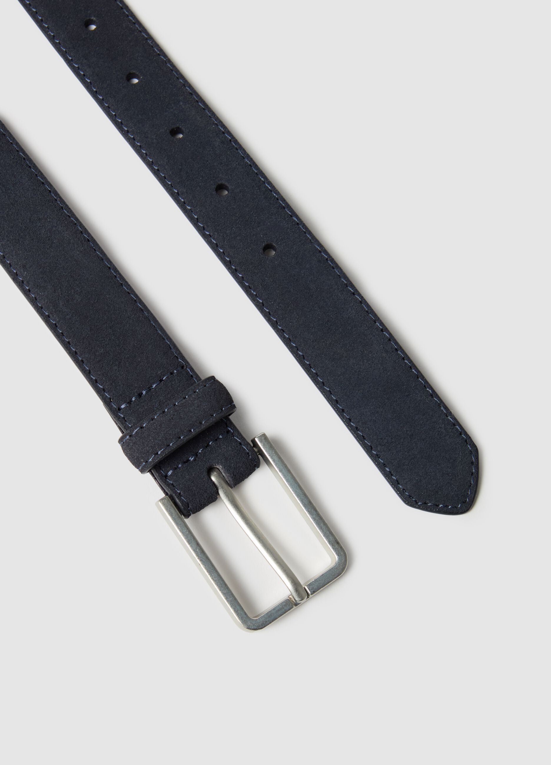 Suede belt