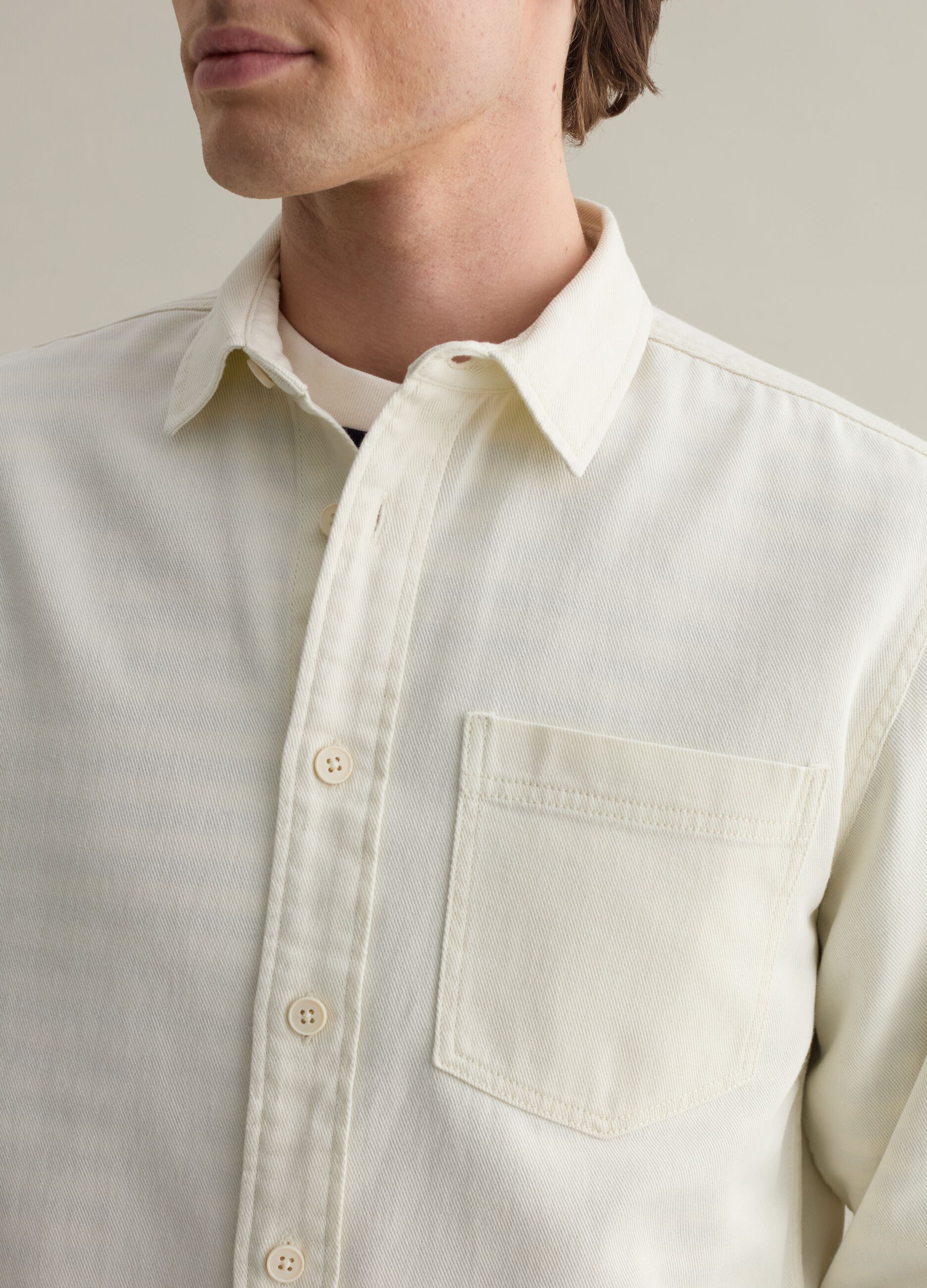 Cotton shacket