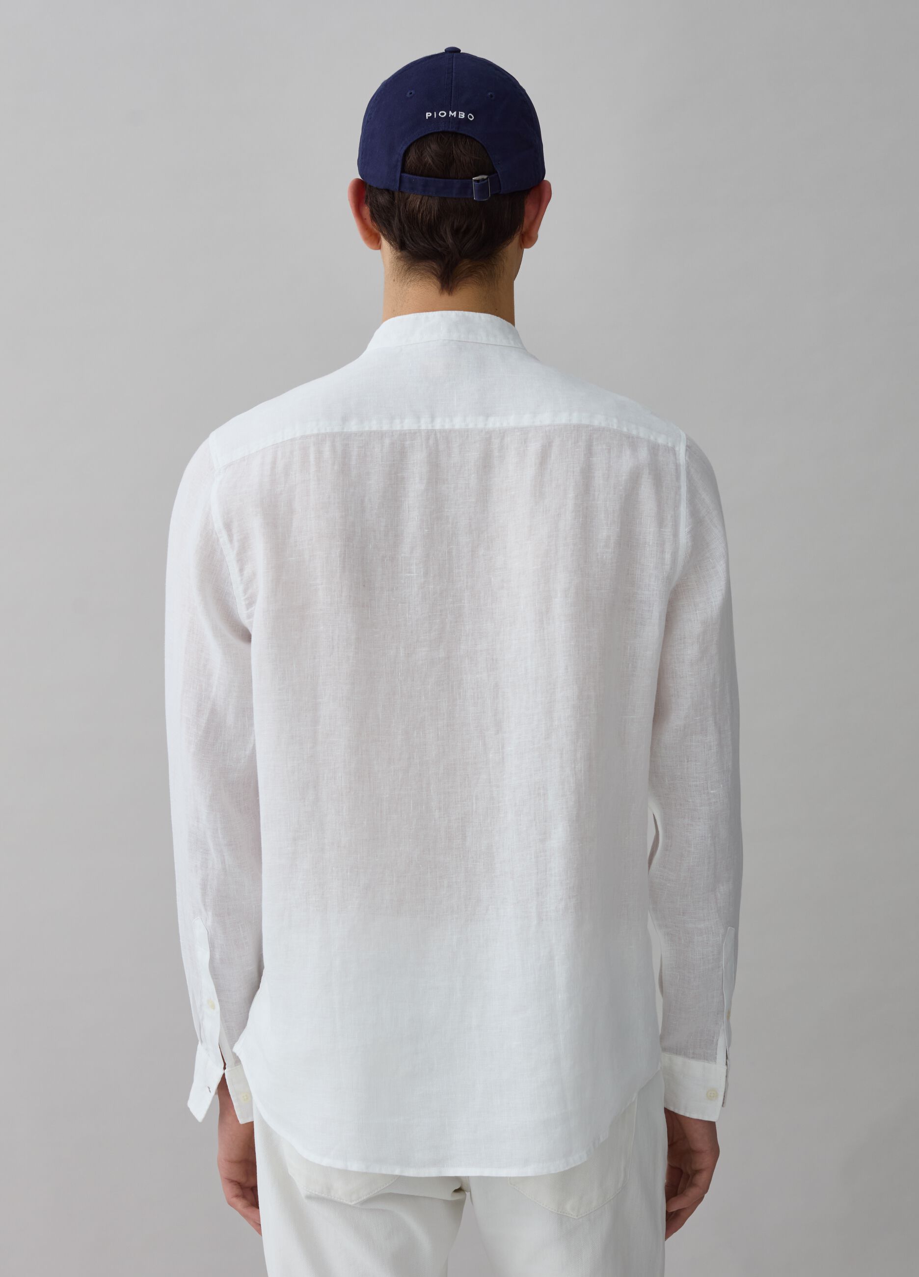Camisa de lino con cuello mao_2