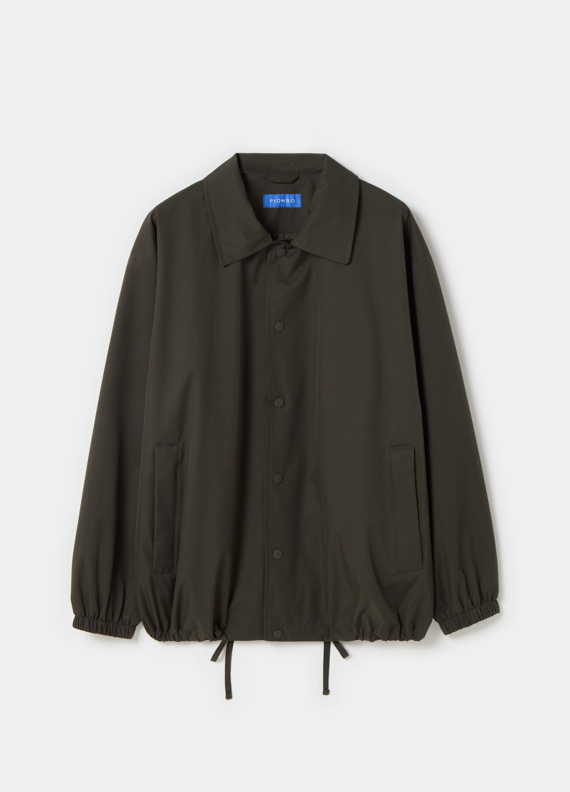 Selection jacket in technical fabric with drawstring