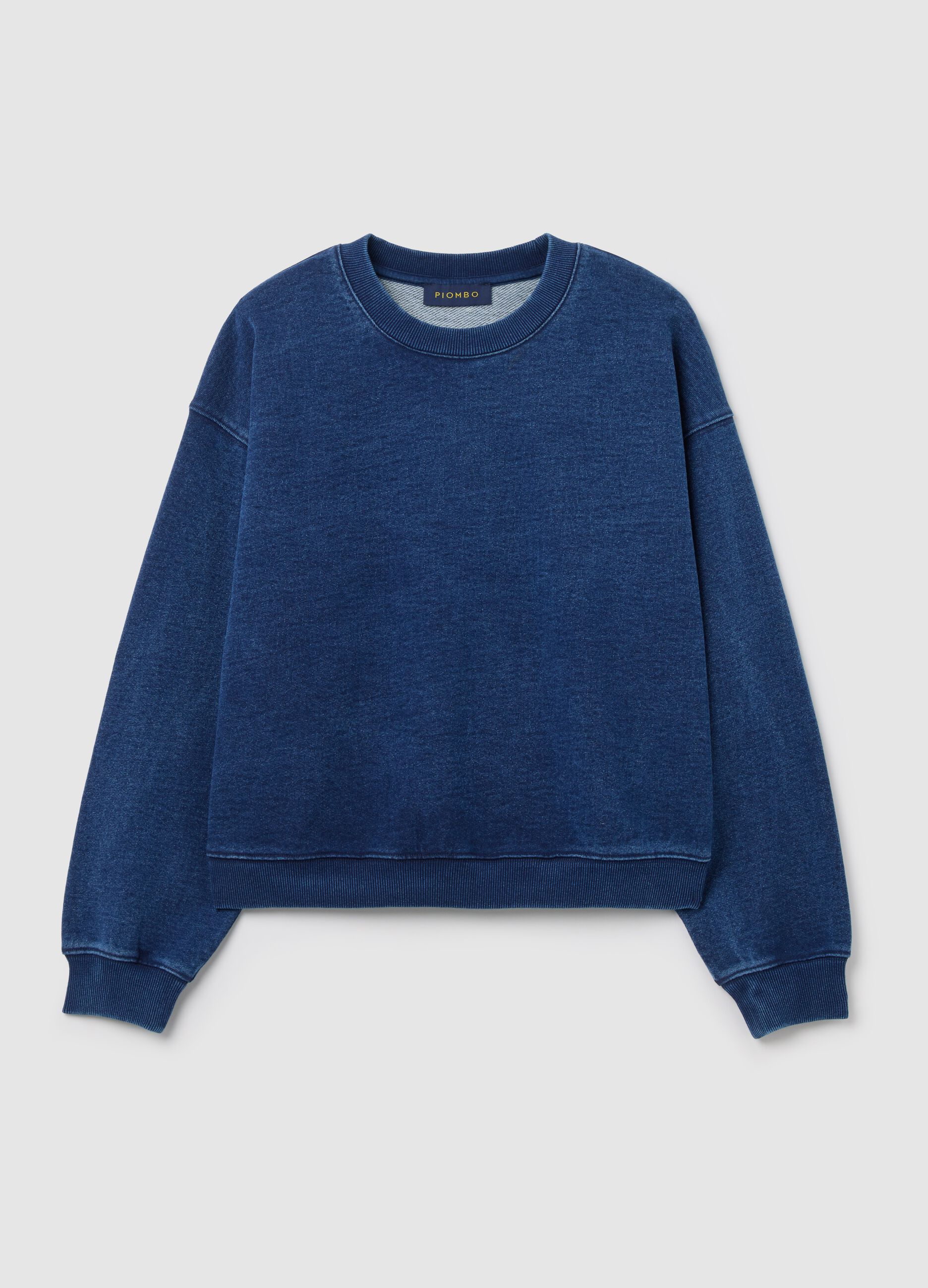 Sudadera oversize de denim