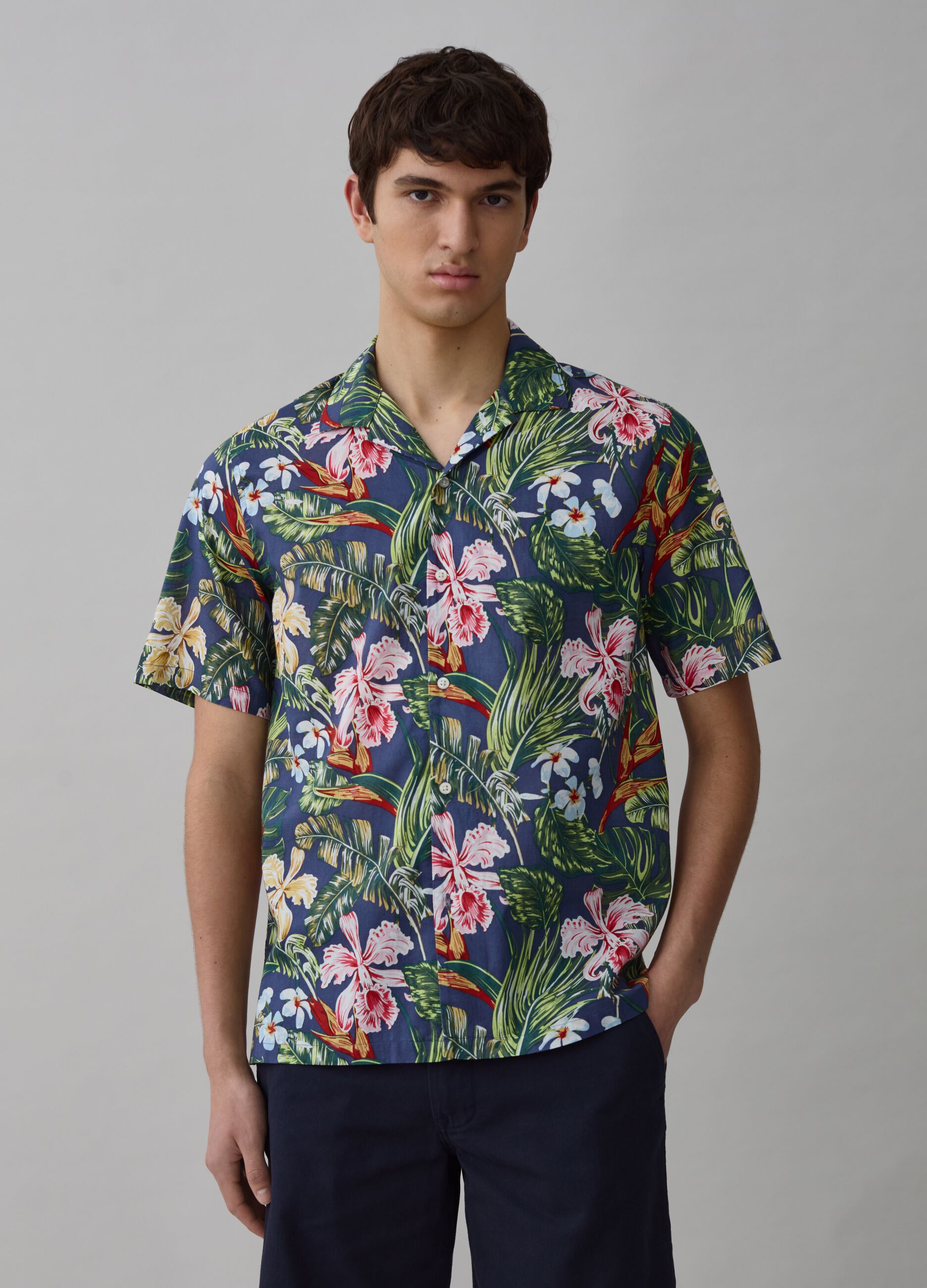 Camisa estampado hawaiano hotsell