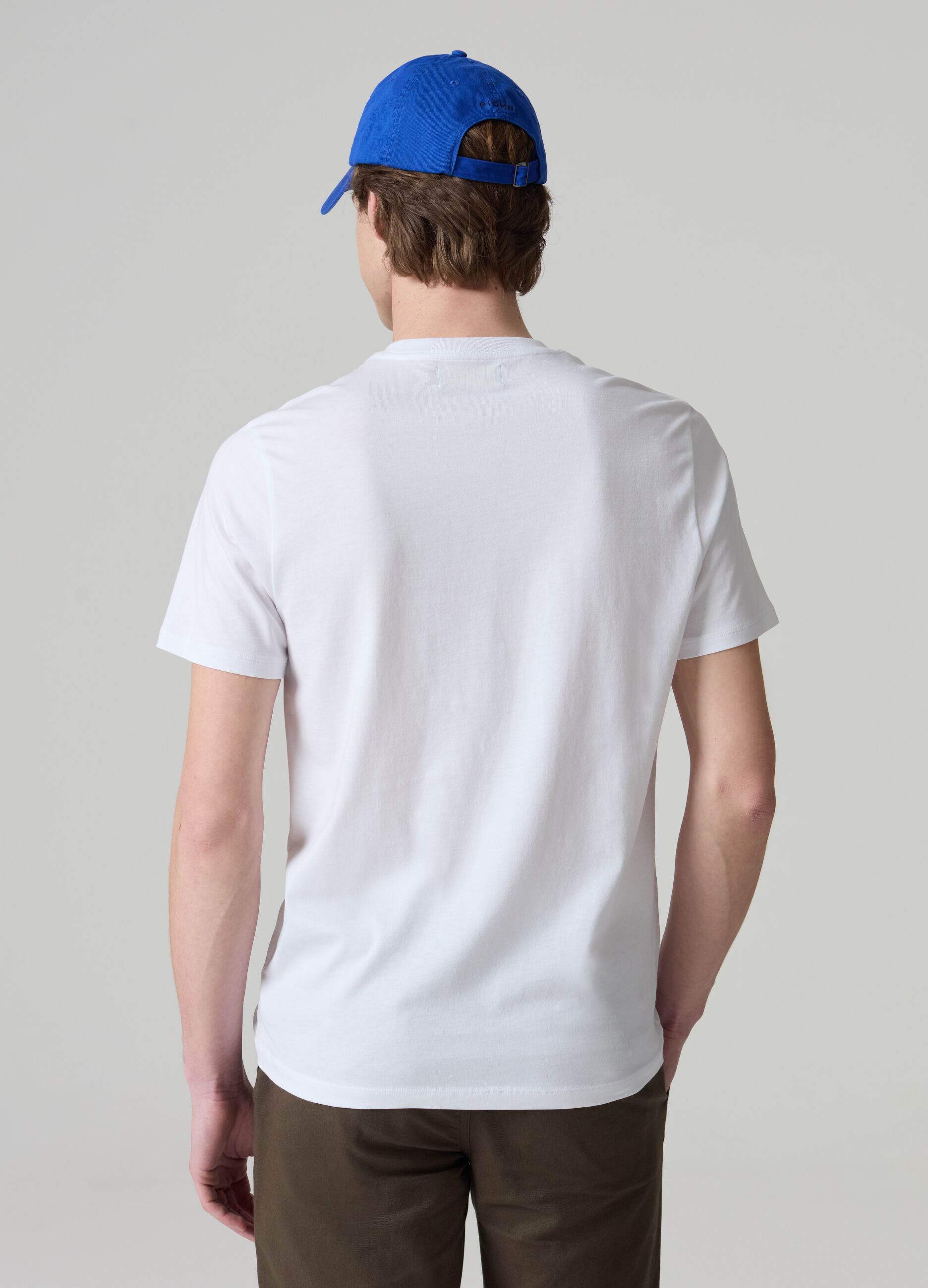 Supima cotton T-shirt with pocket