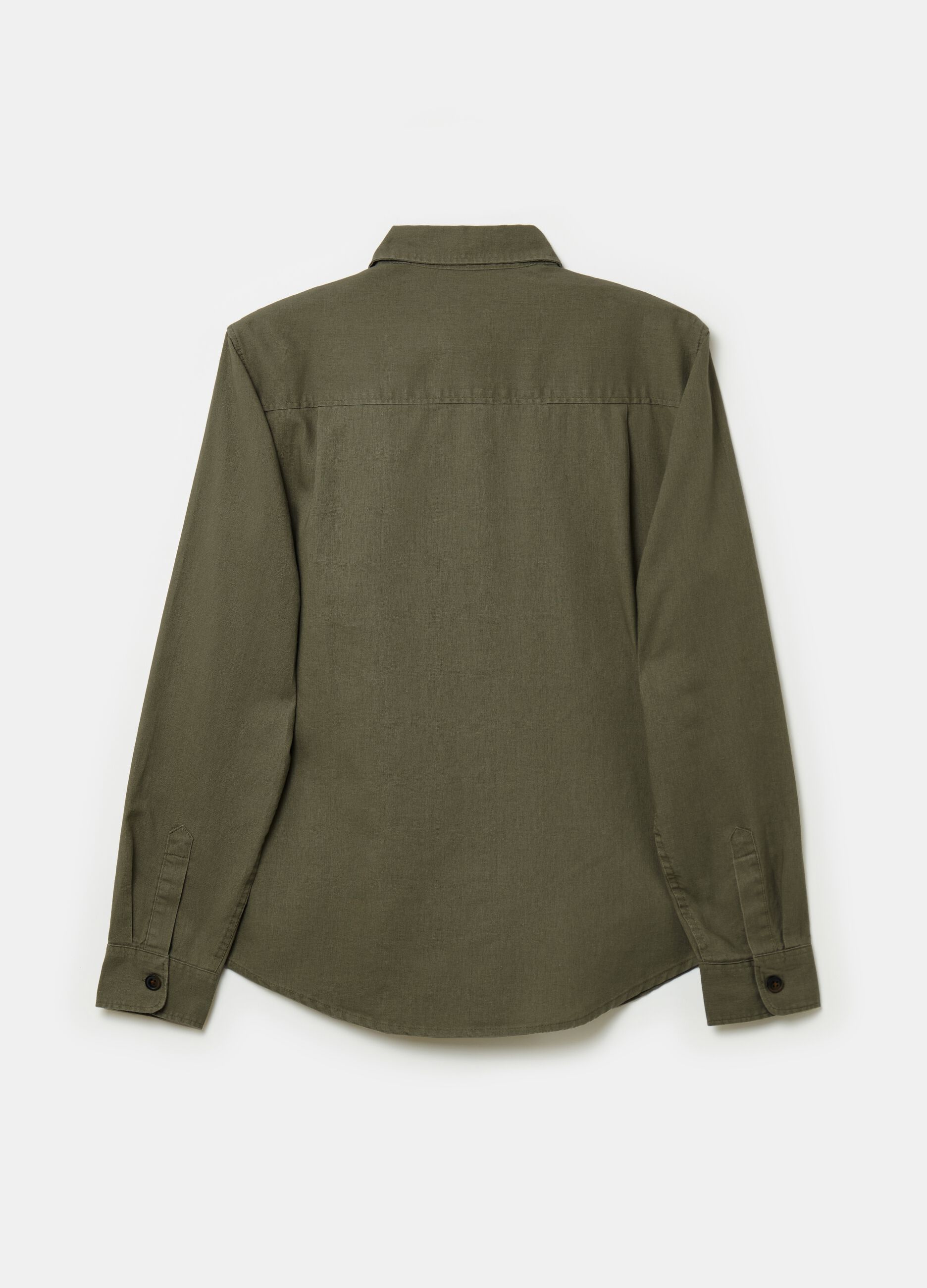 Linen and cotton shacket_4