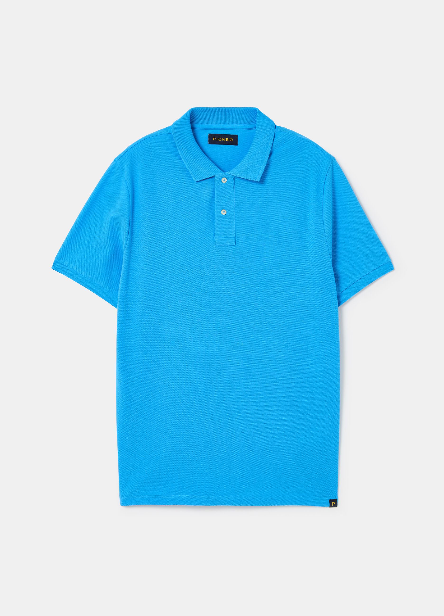 Supima cotton piquet polo shirt_3