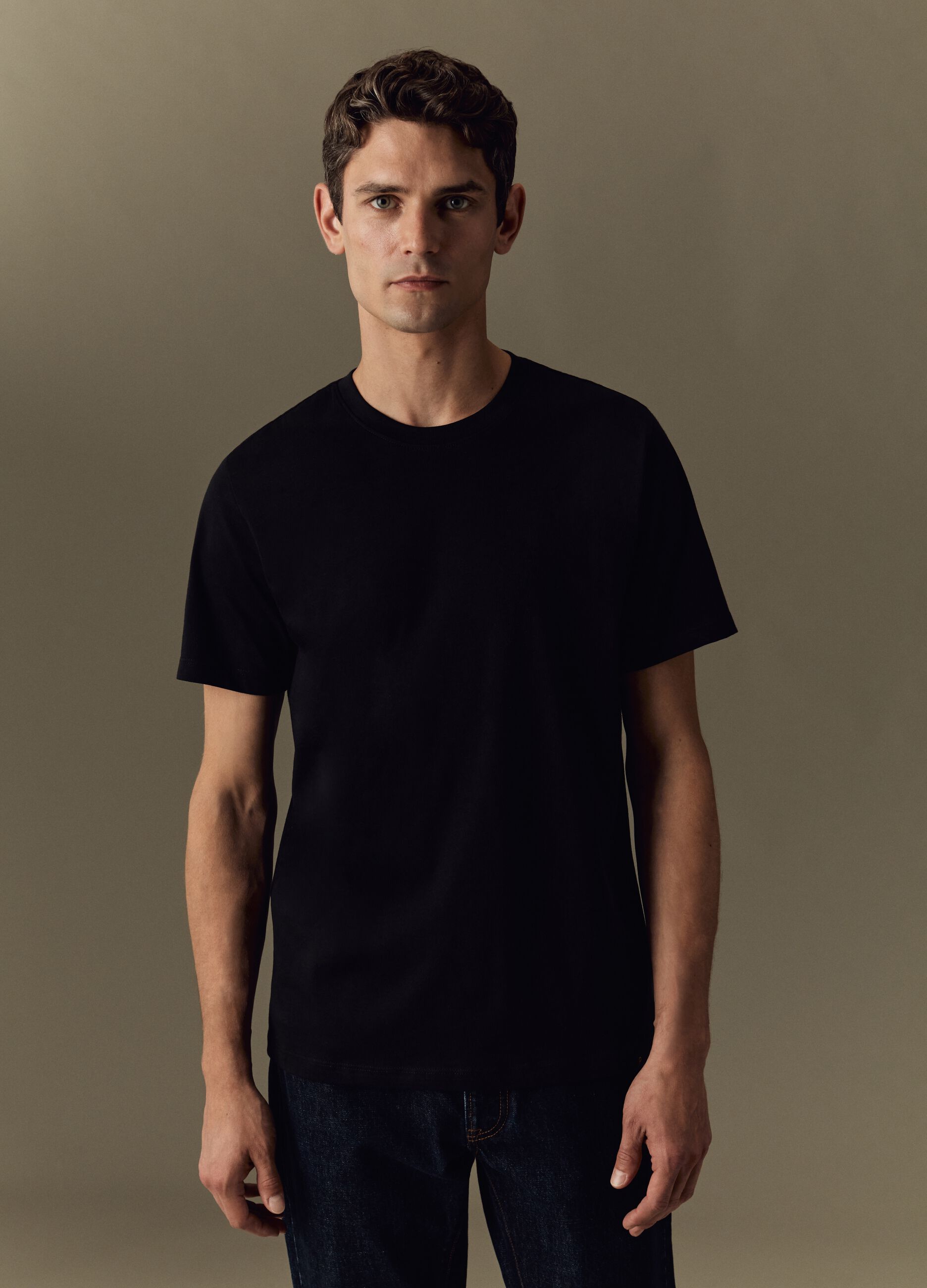 T shirt coton on sale supima homme