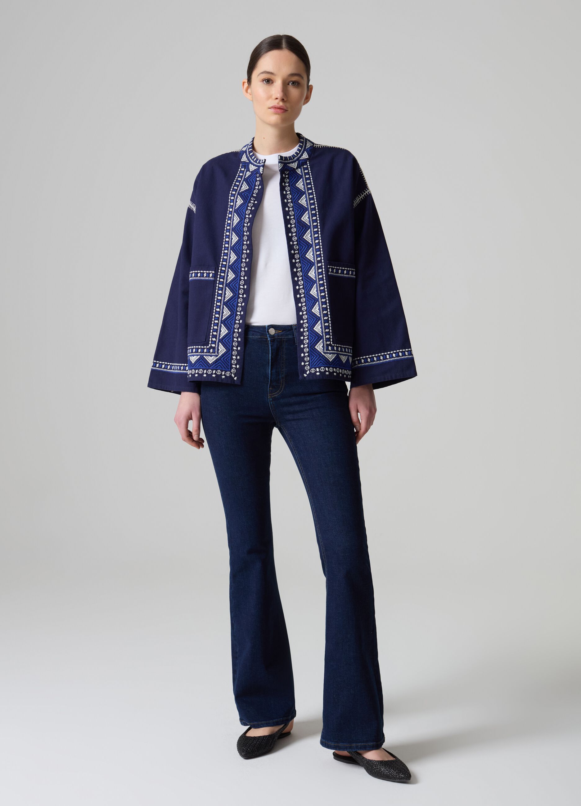 Blue ethnic jacket 2025