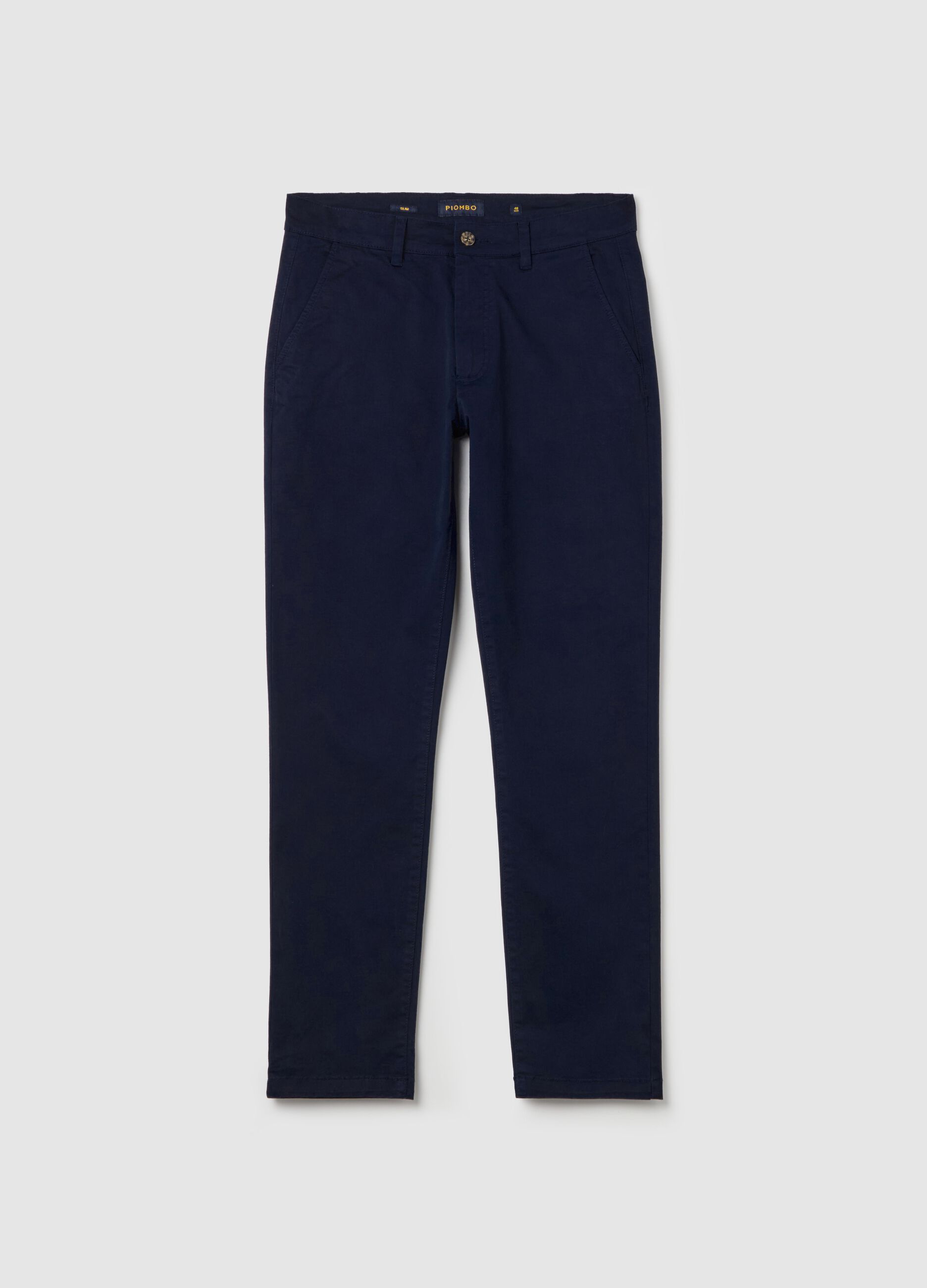 Slim-fit chinos in stretch twill_4