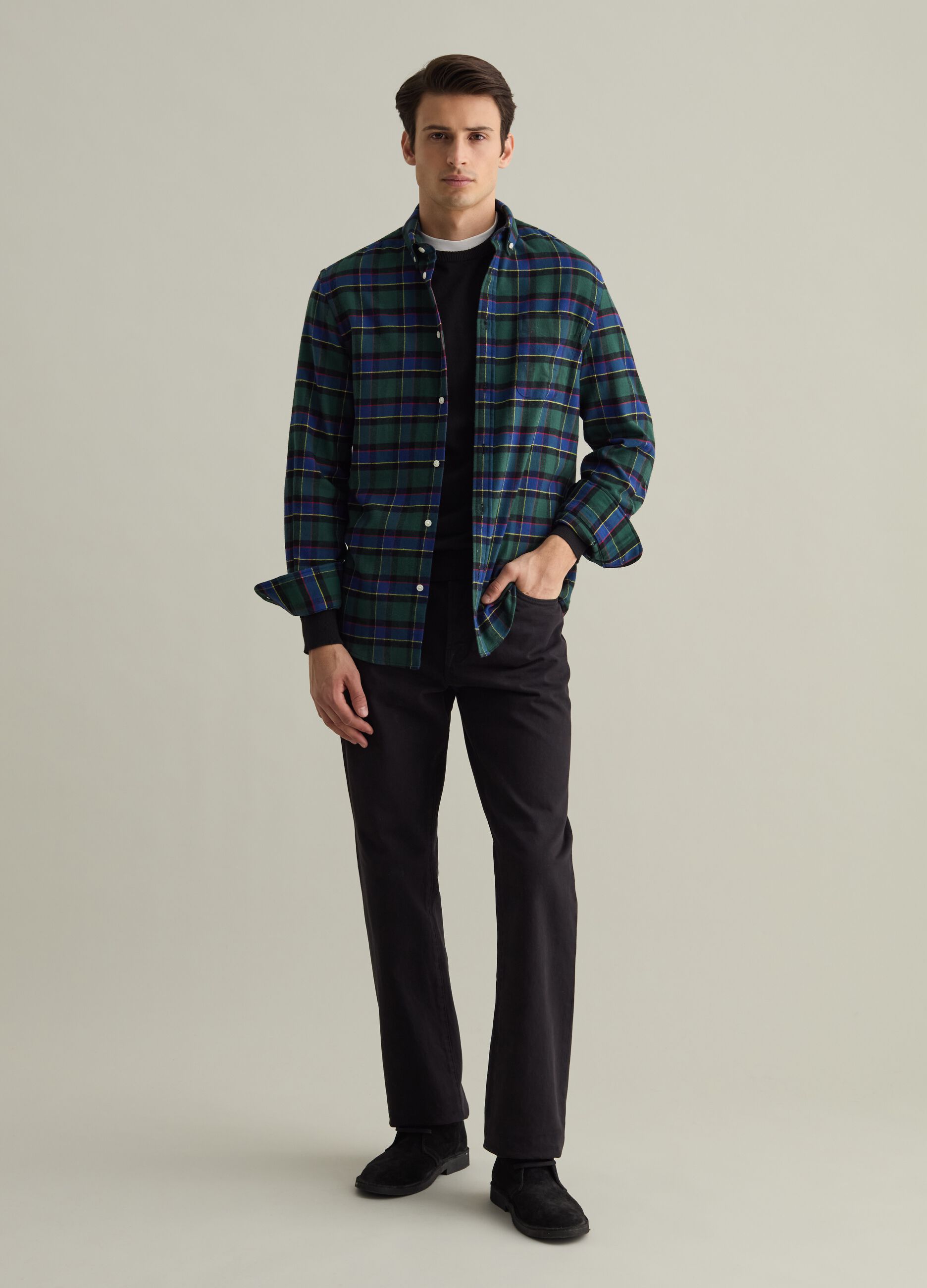 Italian Men's Shirts: Long and Short Sleeve | PIOMBO