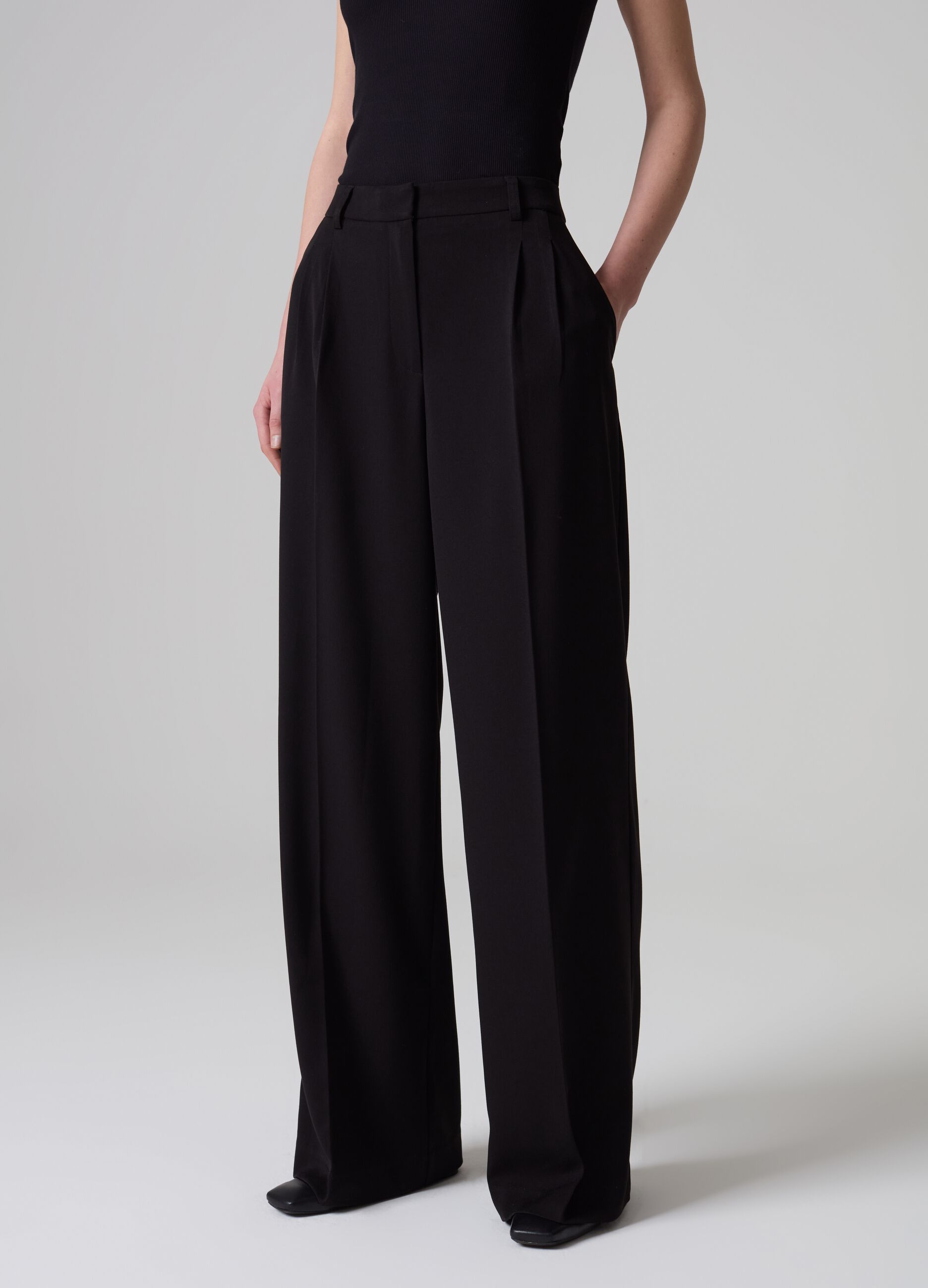 Pantalón palazzo wide leg Contemporary