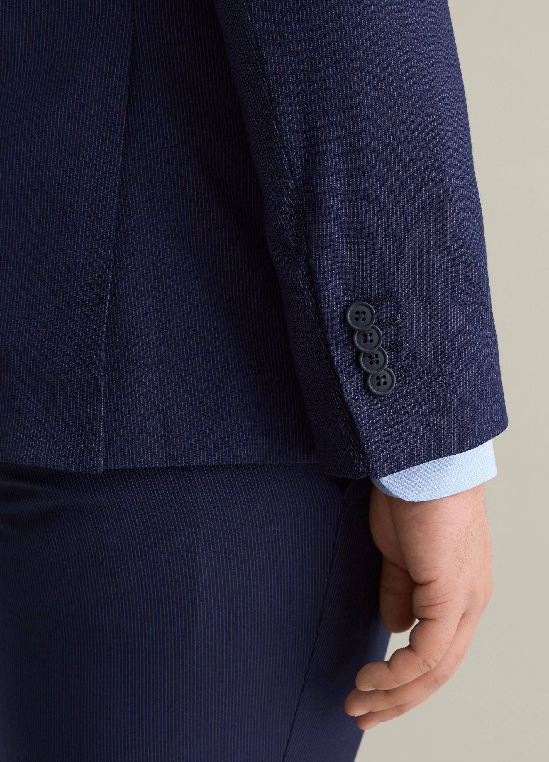 Blazer regular fit en mezcla viscosa