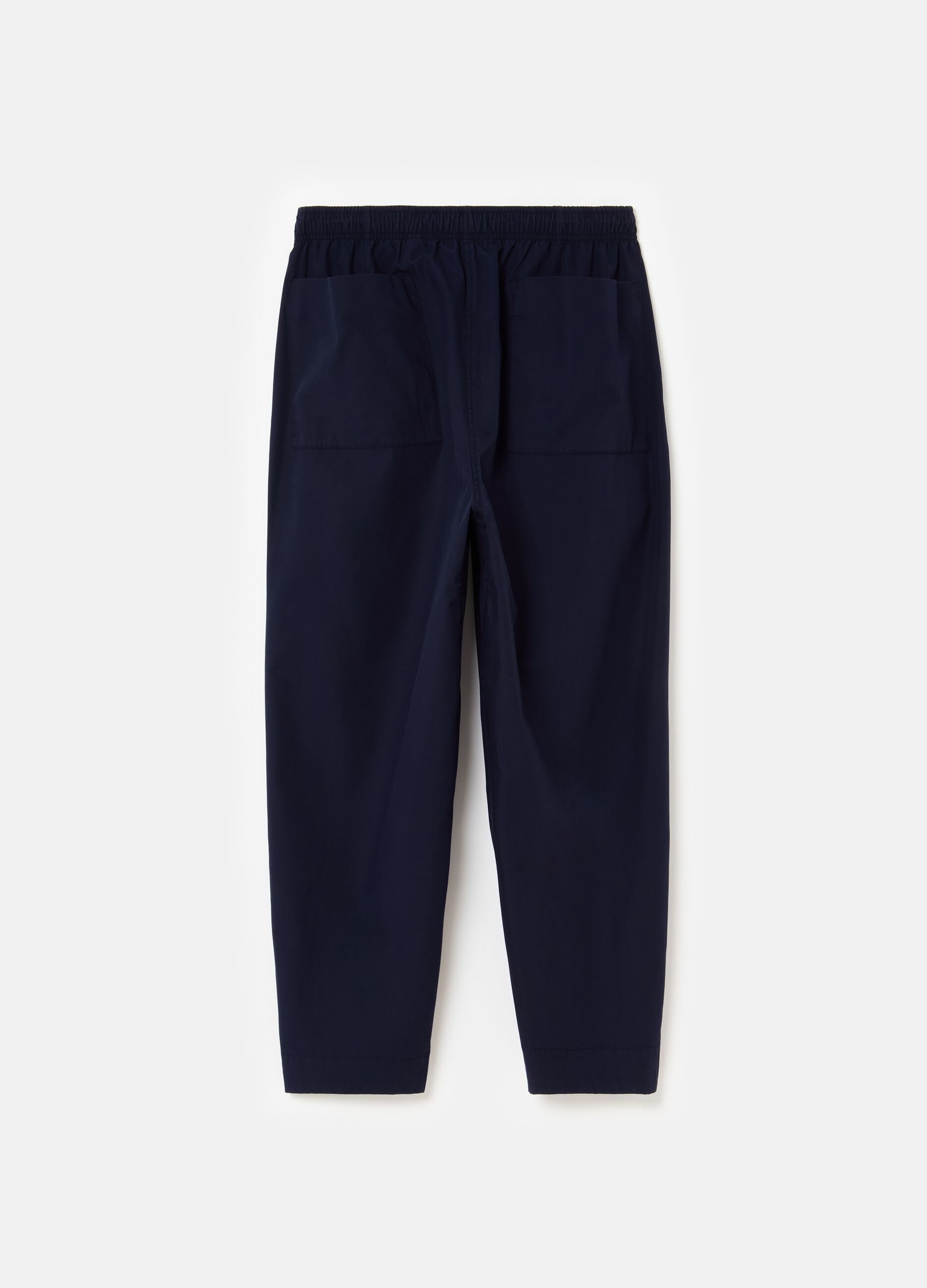 Selection solid colour straight-fit joggers