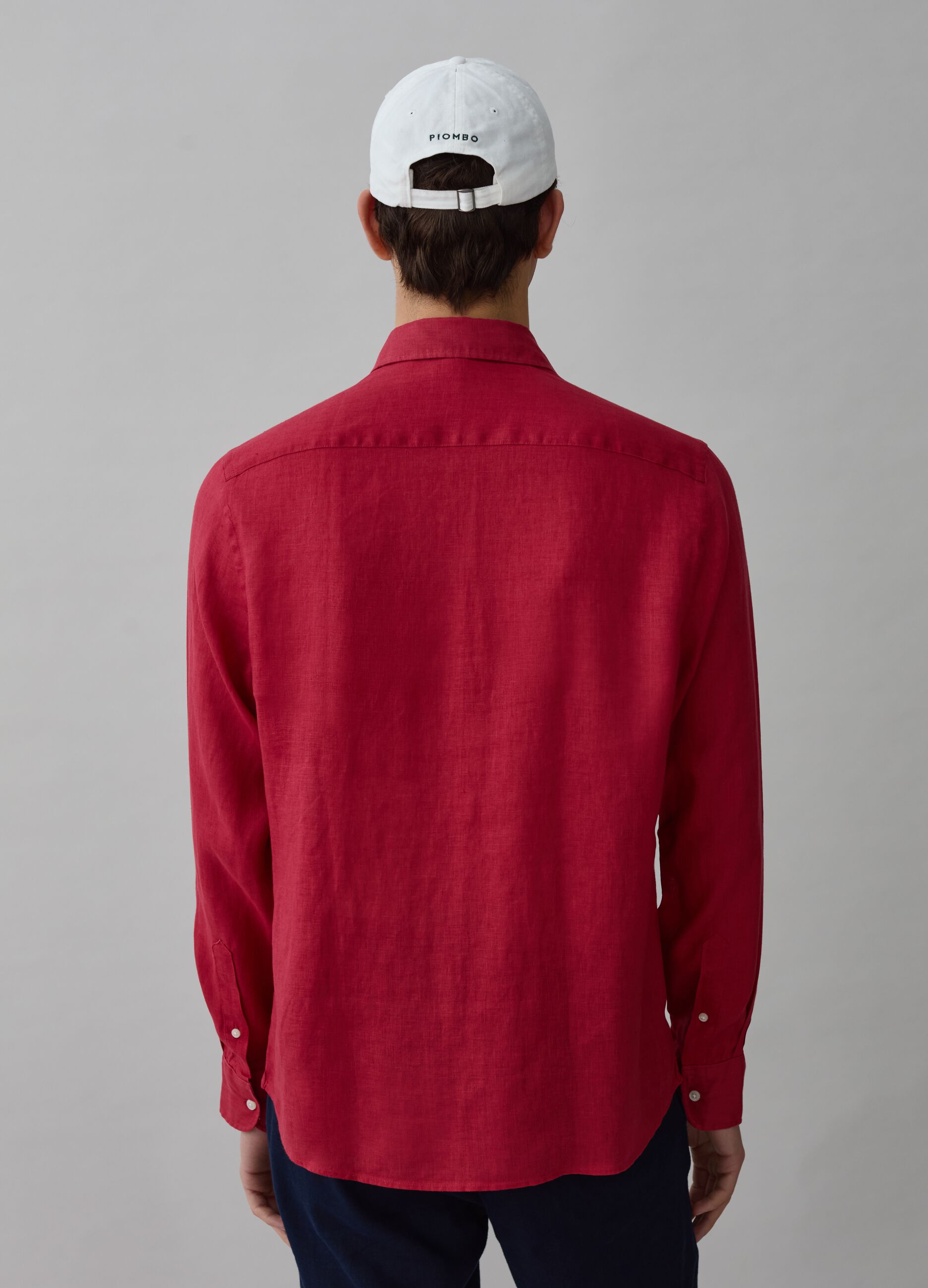 Regular-fit shirt in linen_2