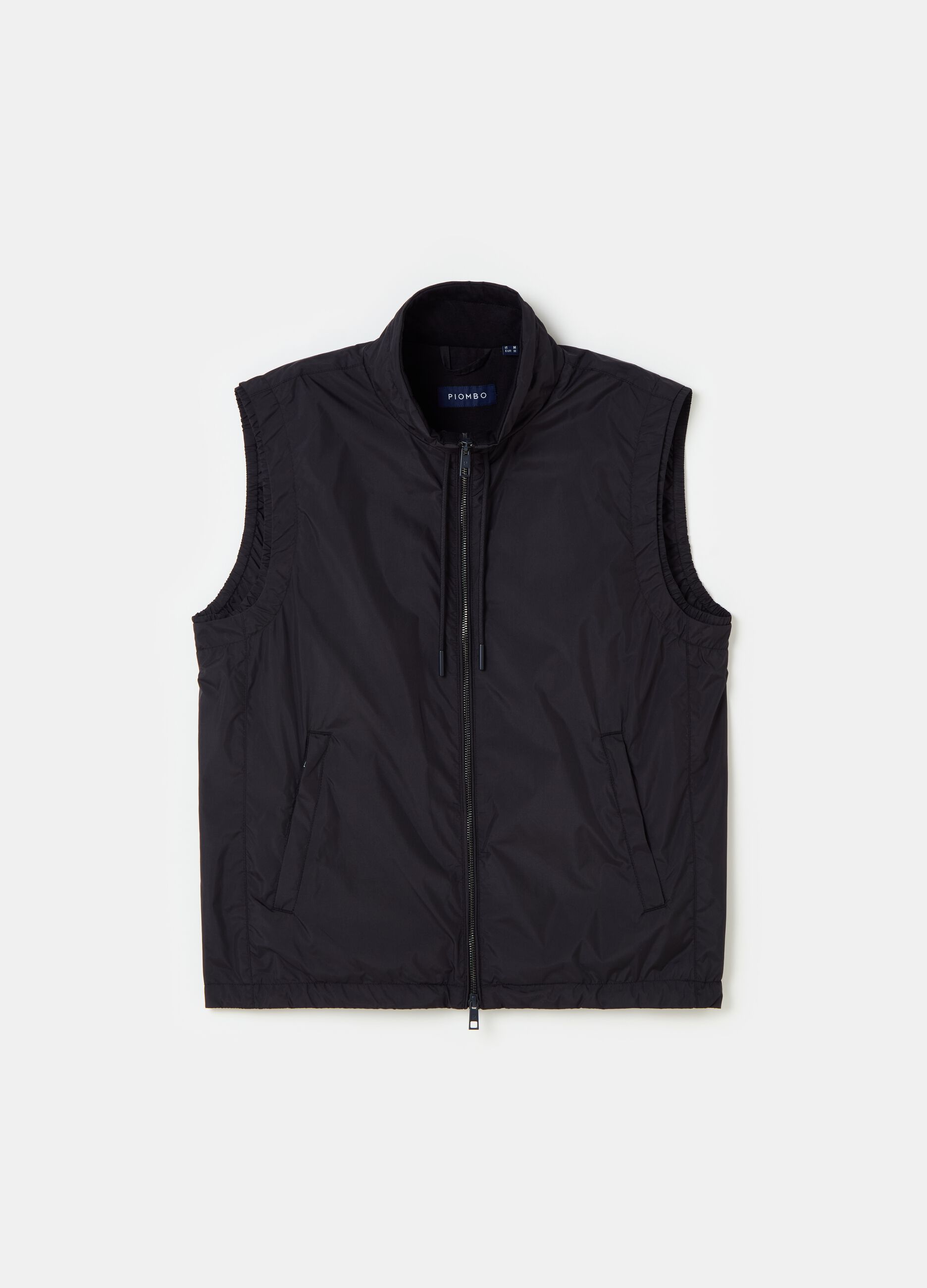 Contemporary full-zip gilet with high neck_3