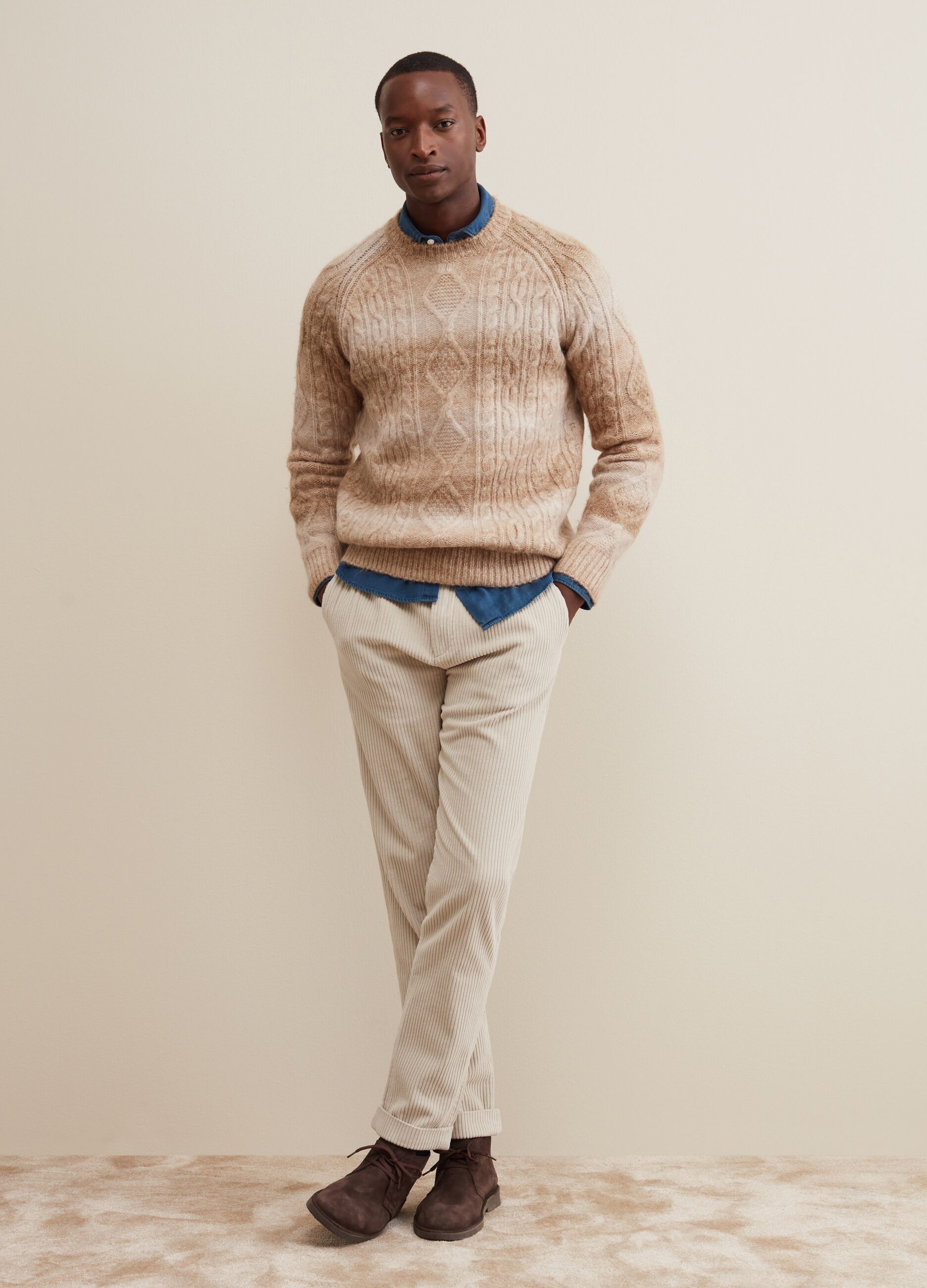 Pantalon regular hot sale