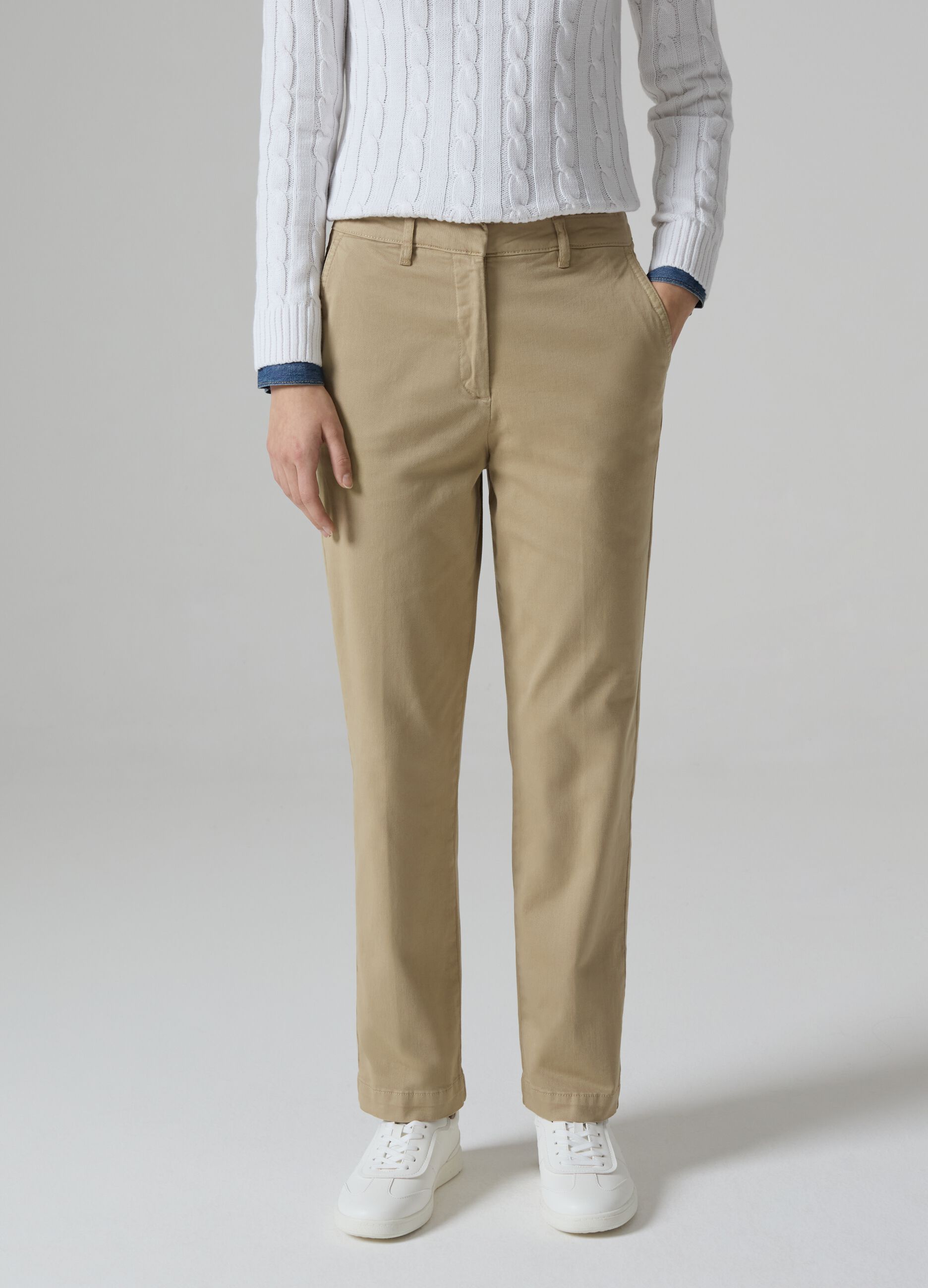 Chinos de algodón elástico_1