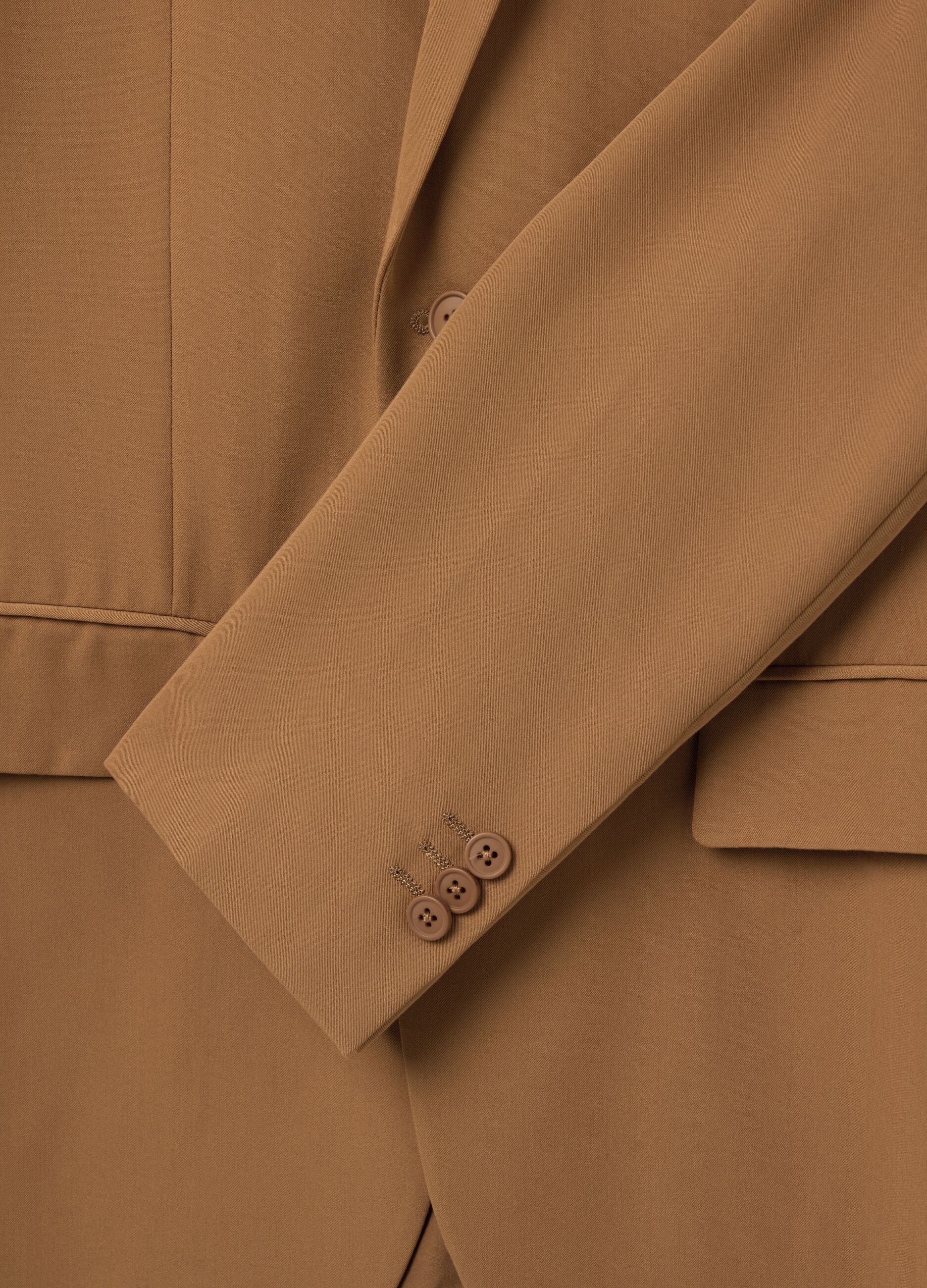 Slim-fit single-breasted blazer