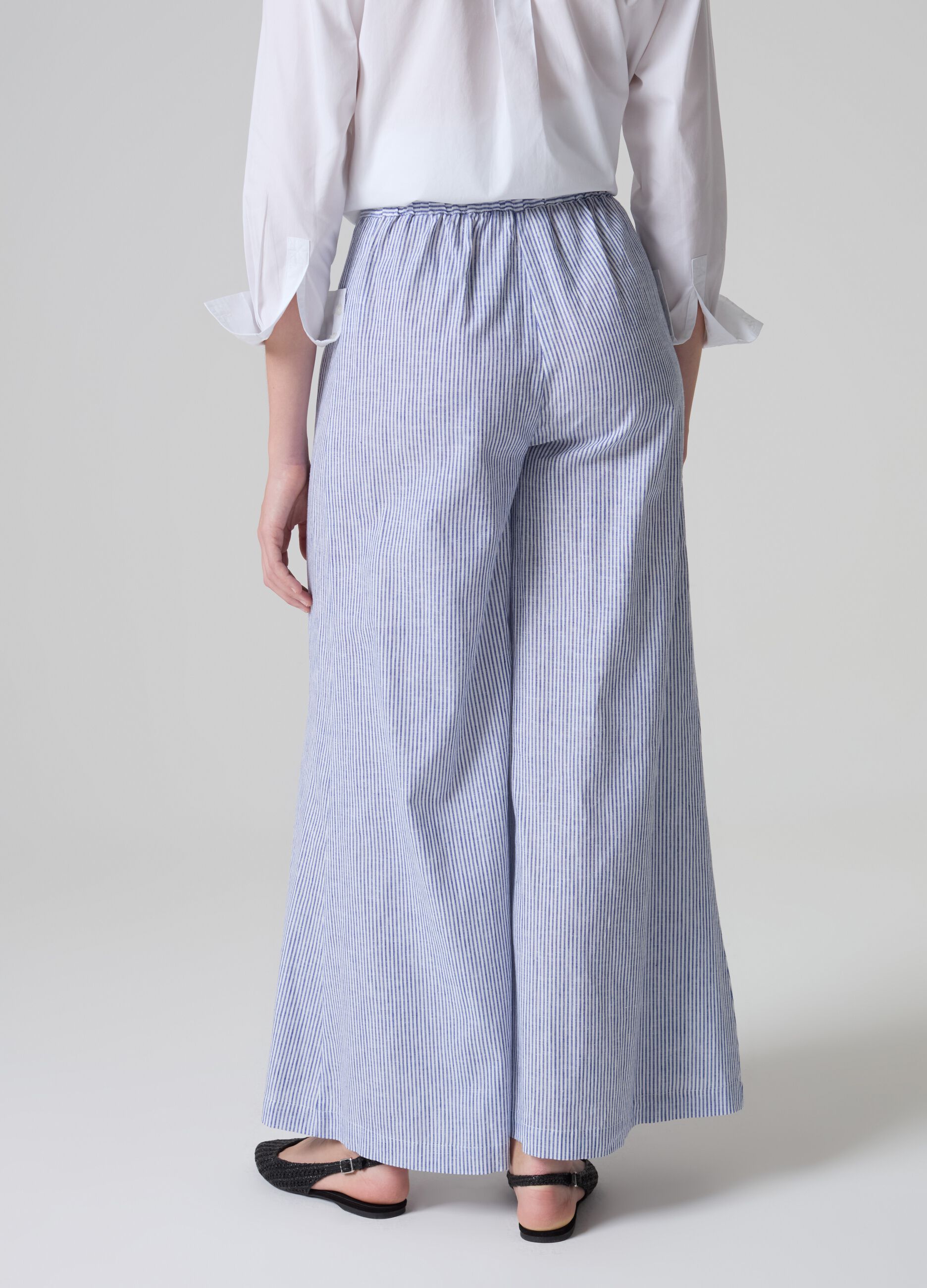 Pantalón flare fit wide leg_1