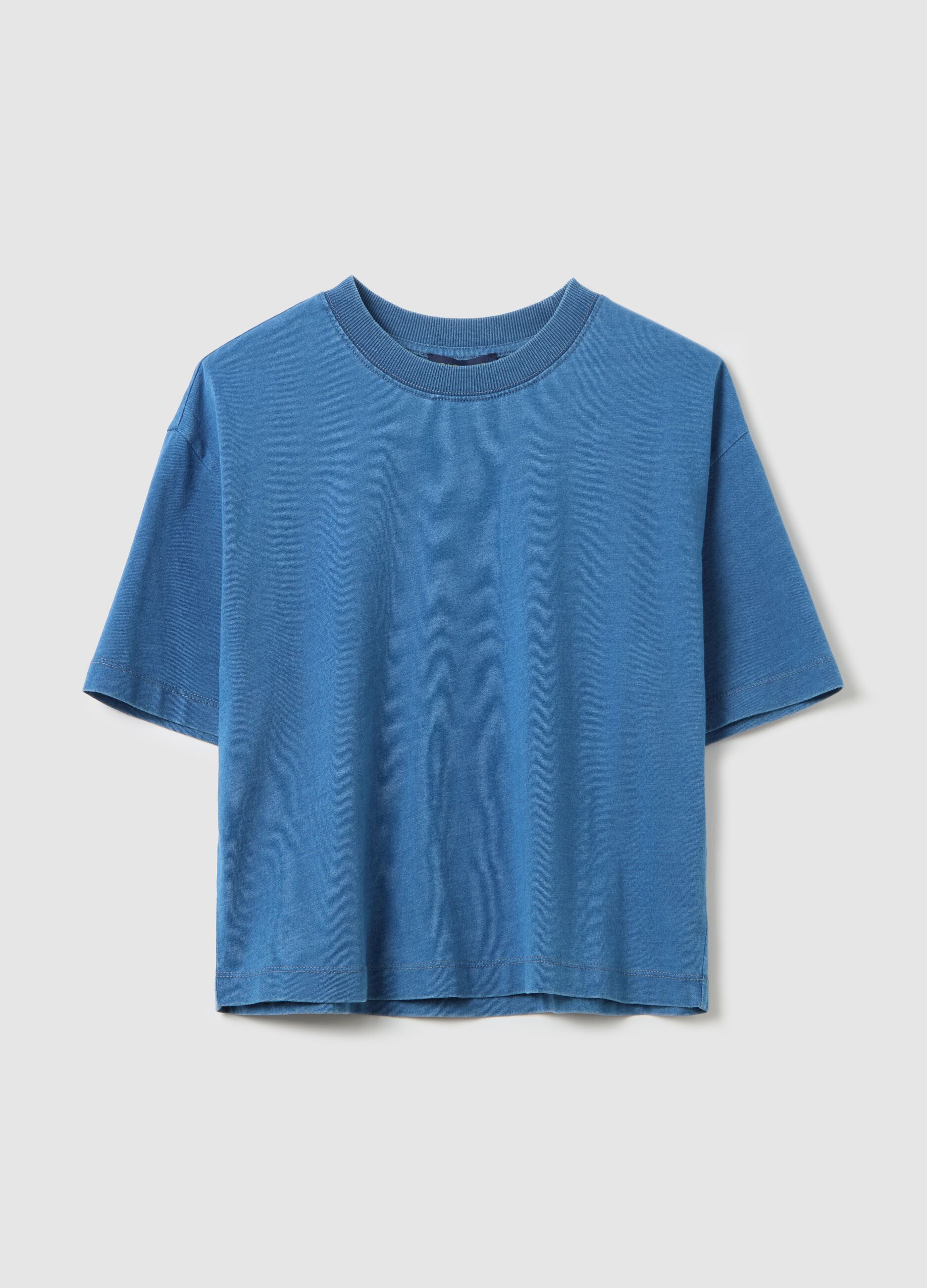 Boxy-fit T-shirt in cotton