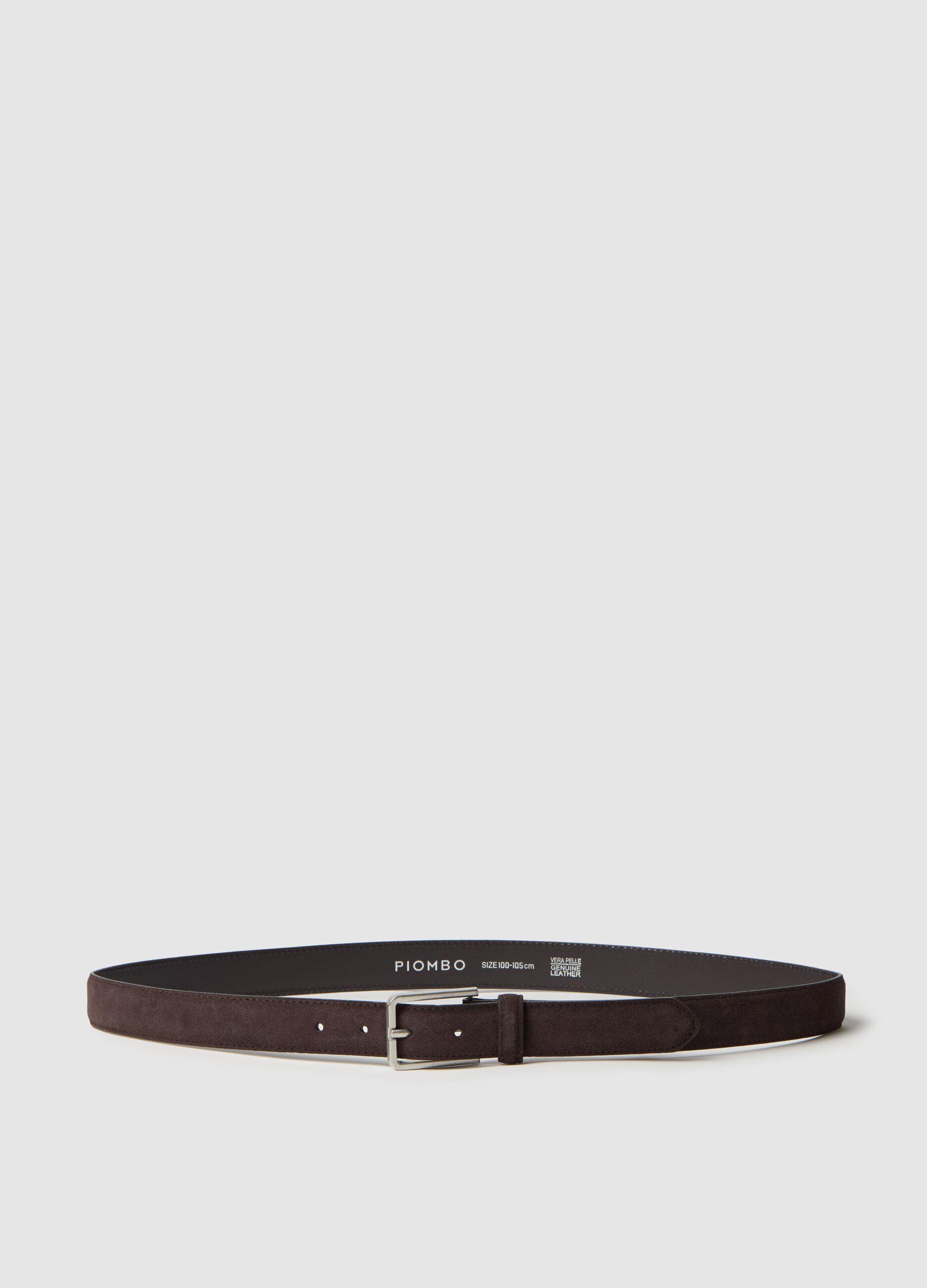 Suede belt