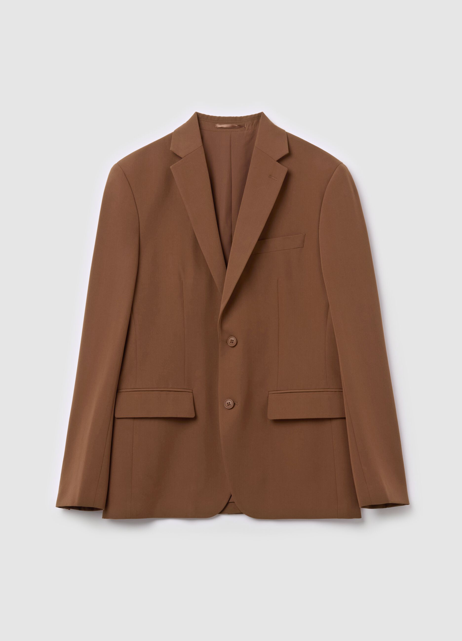 Single-breasted regular-fit blazer