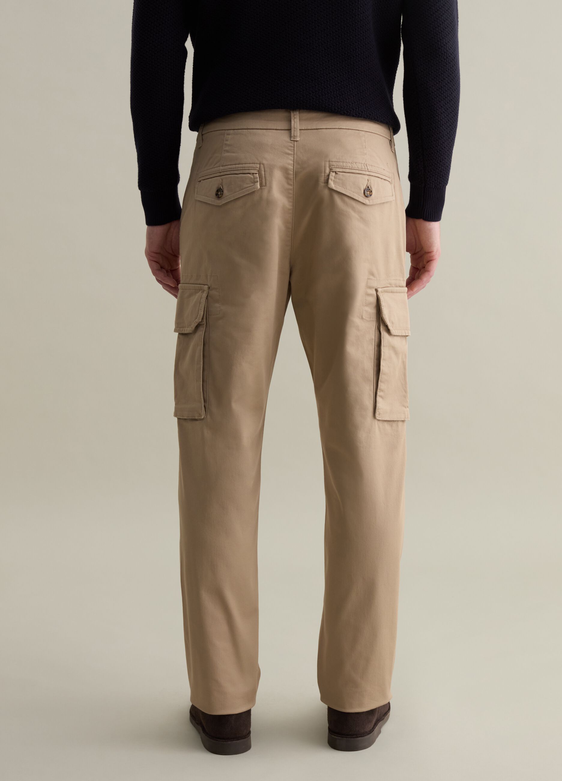 Cargo trousers in stretch cotton_2