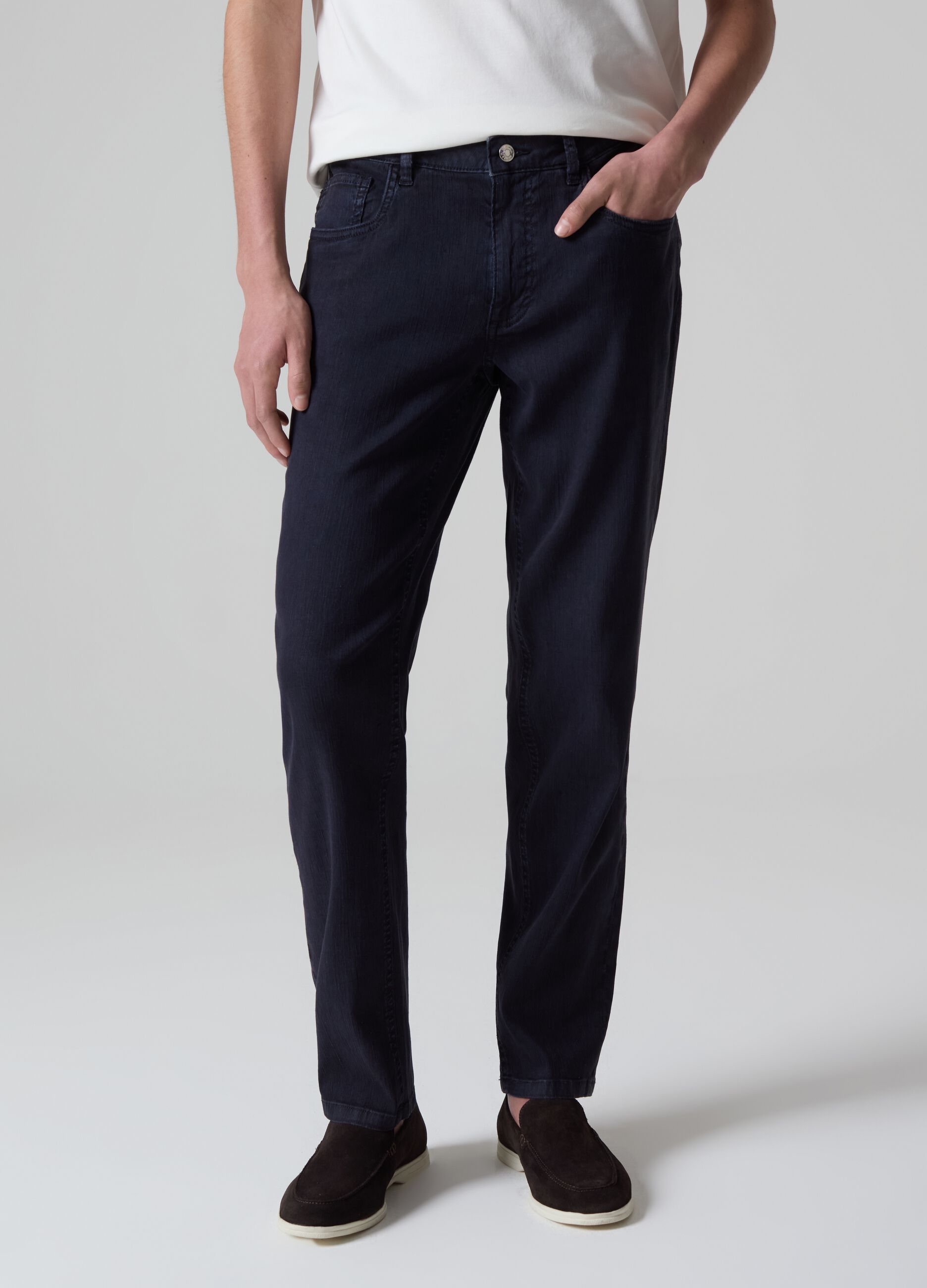 Vaqueros slim fit cinco bolsillos Contemporary