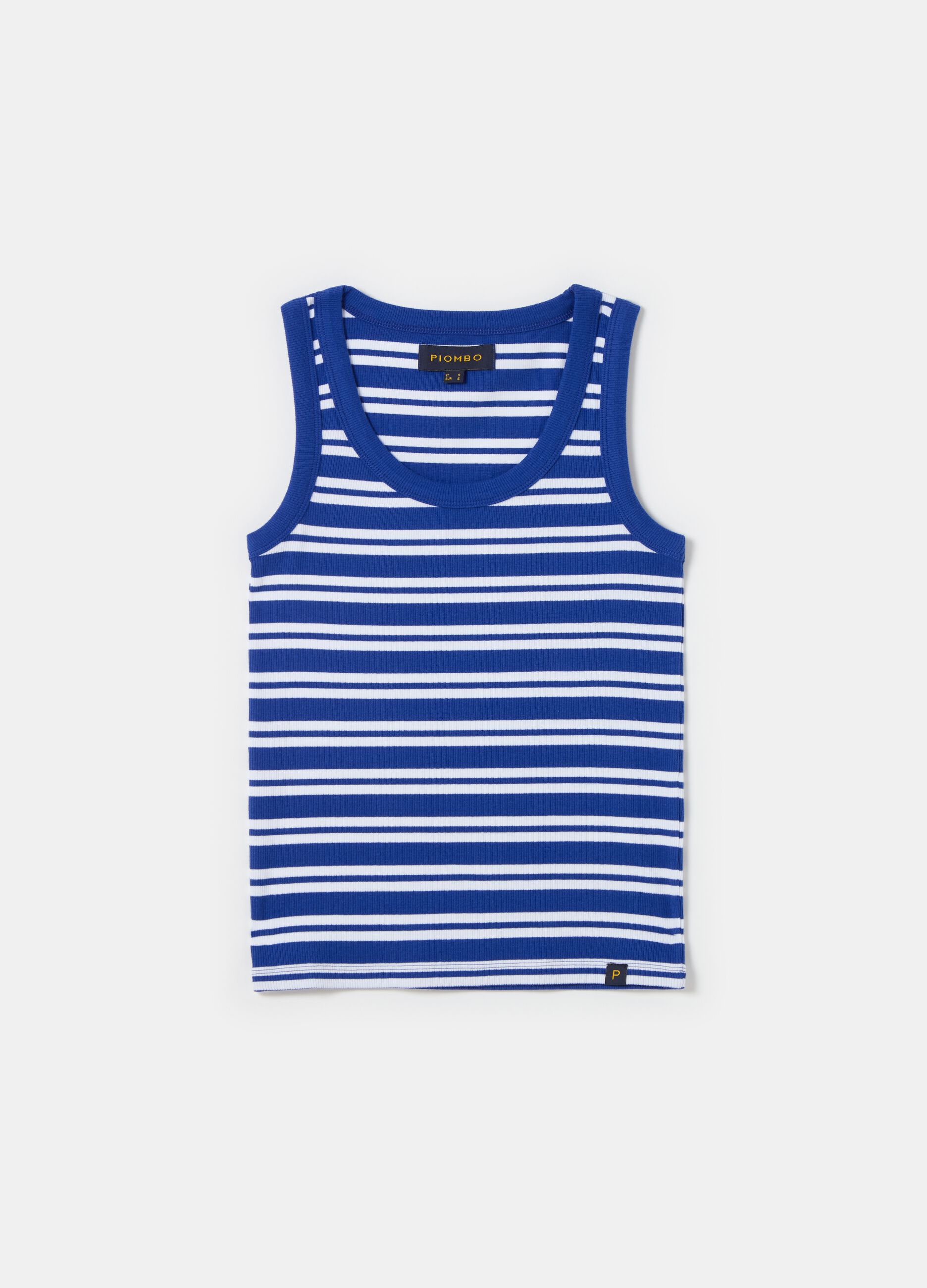Ribbed tank top with striped pattern_3