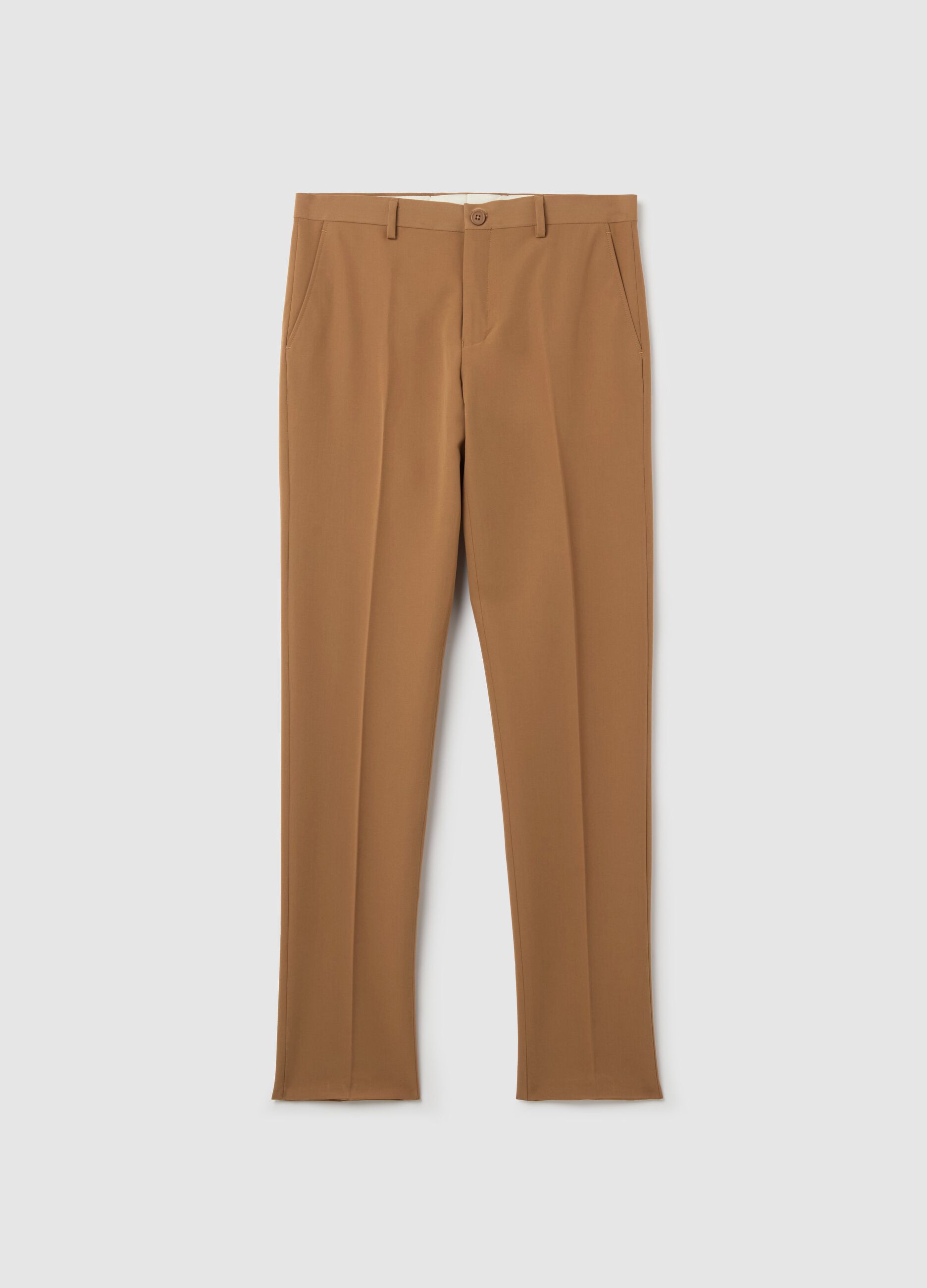Pantalón de vestir elástico