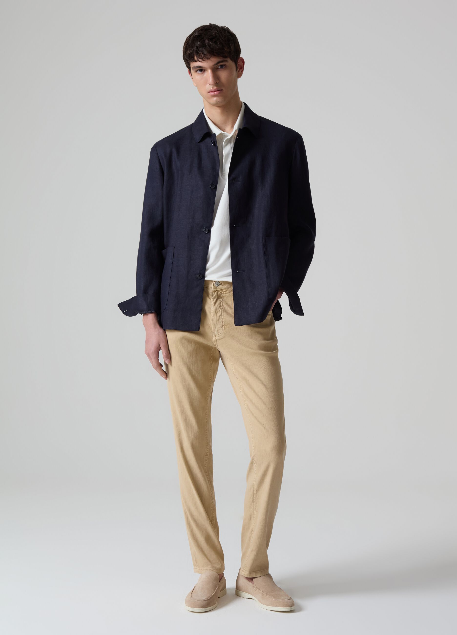 Contemporary slim-fit jeans with five pockets_0