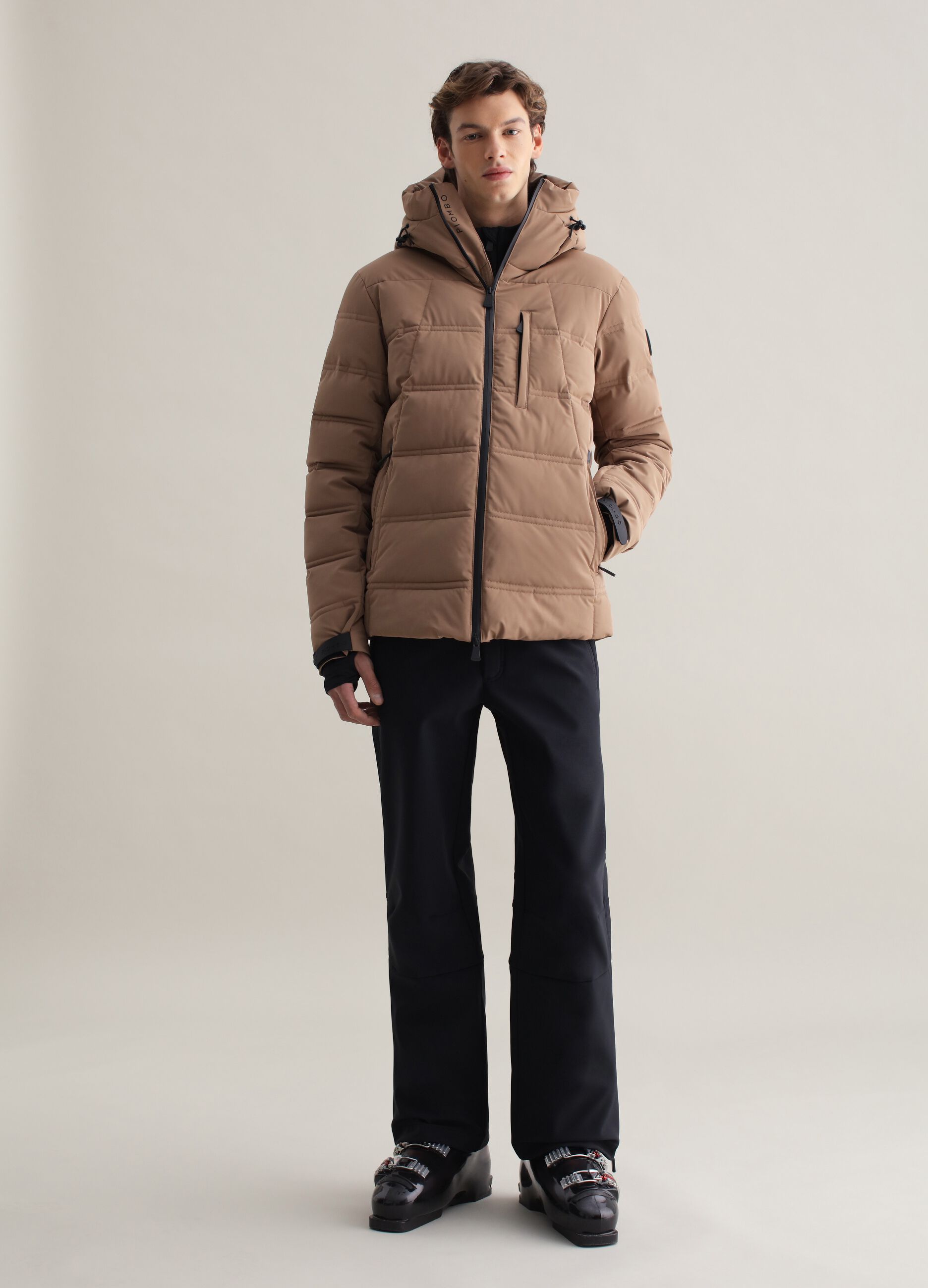 Full-zip quilted puffer jacket pour Homme | PIOMBO