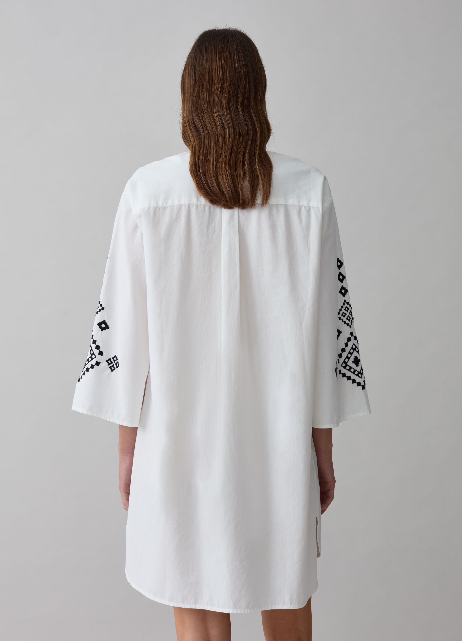 Ethnic shirt dress deals