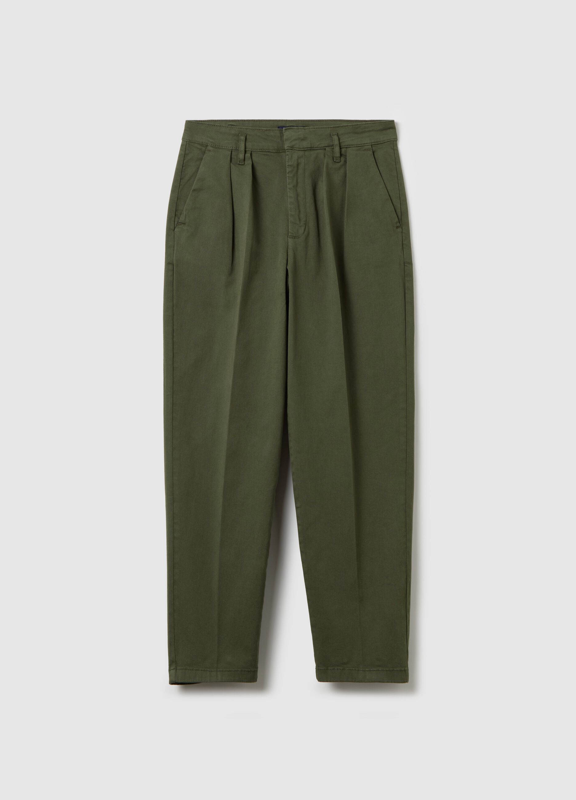 Stretch cotton chinos