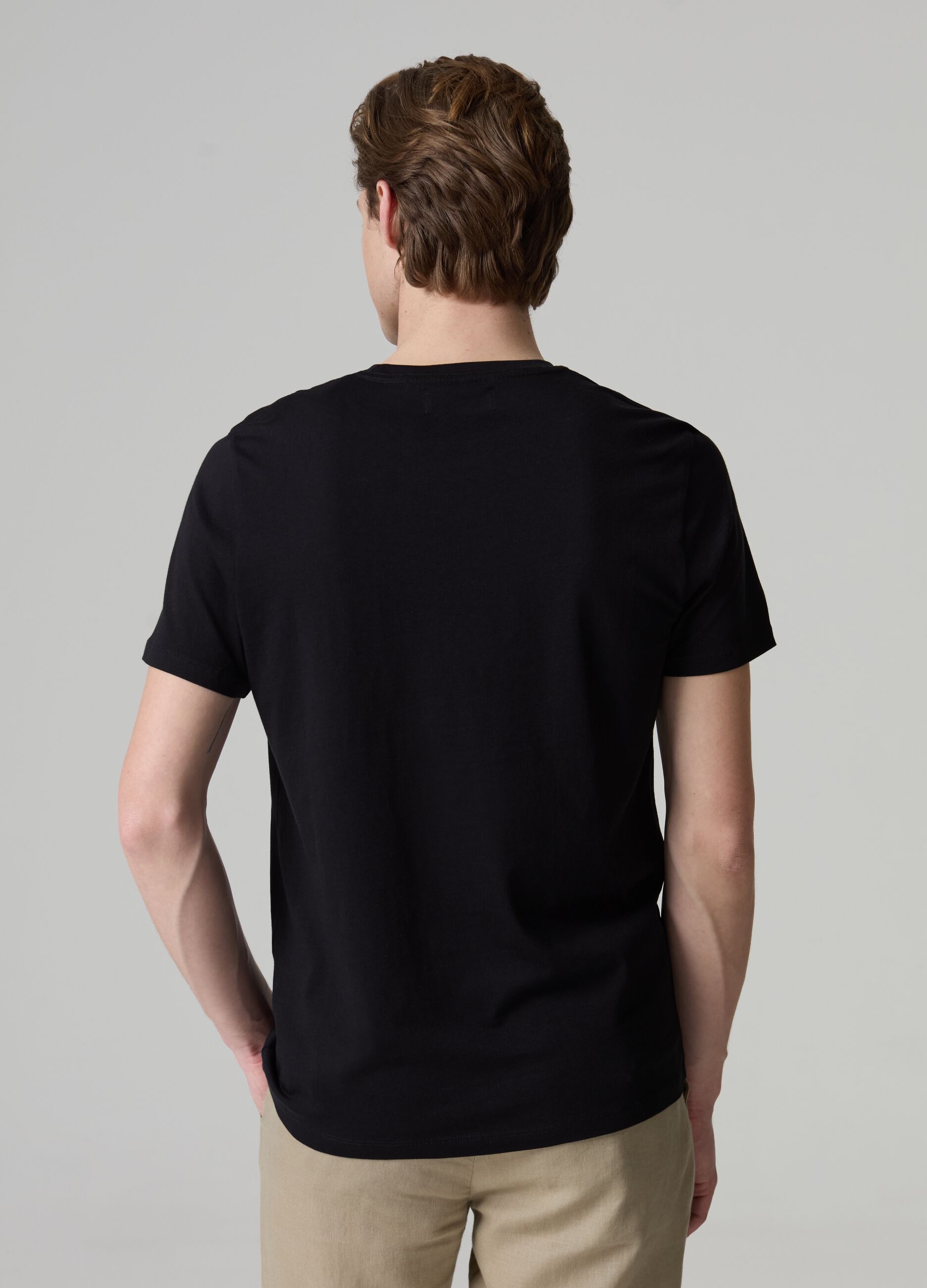 Supima cotton T-shirt with pocket_2