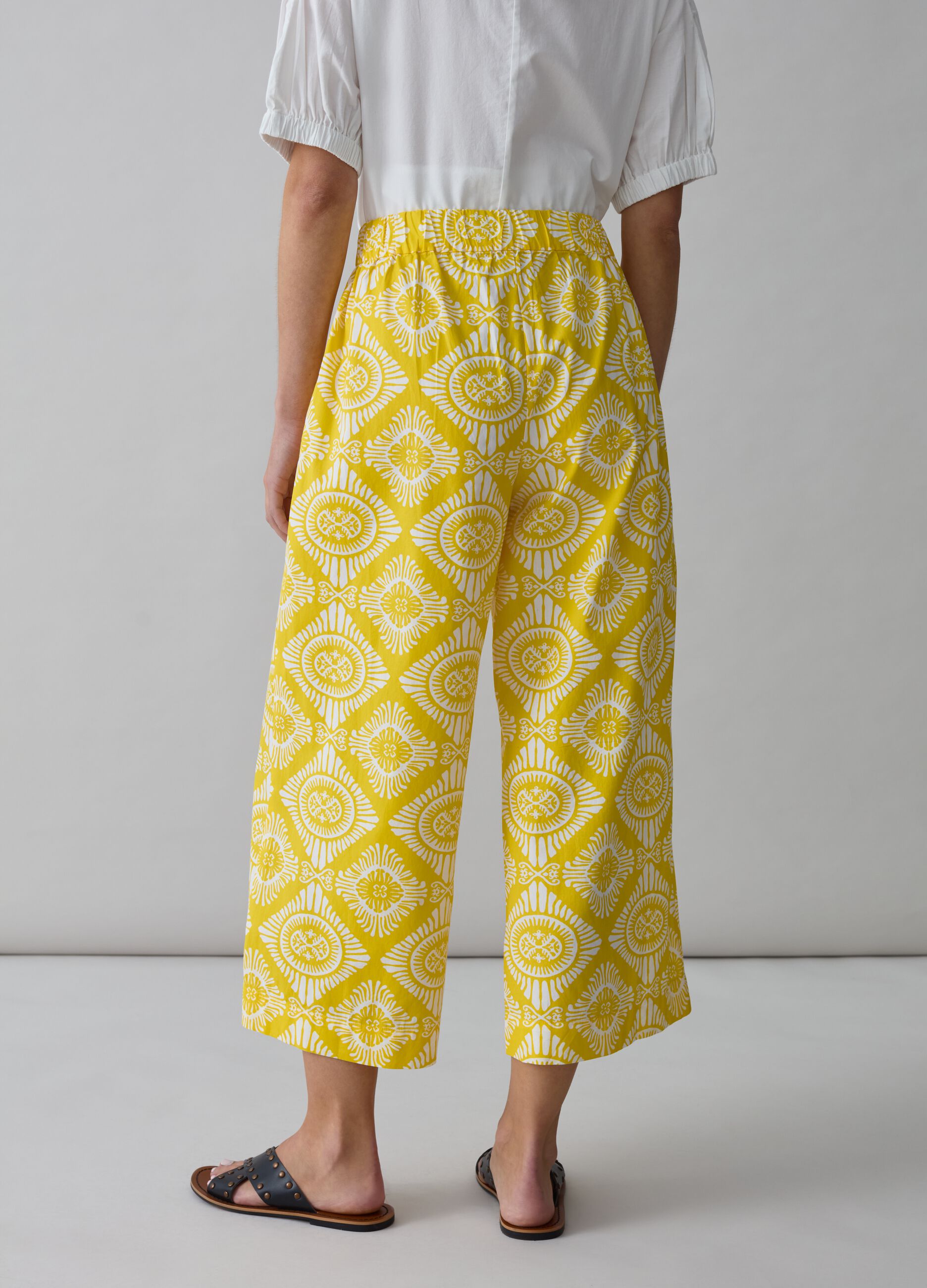 Pantalón wide leg con estampado étnico_2