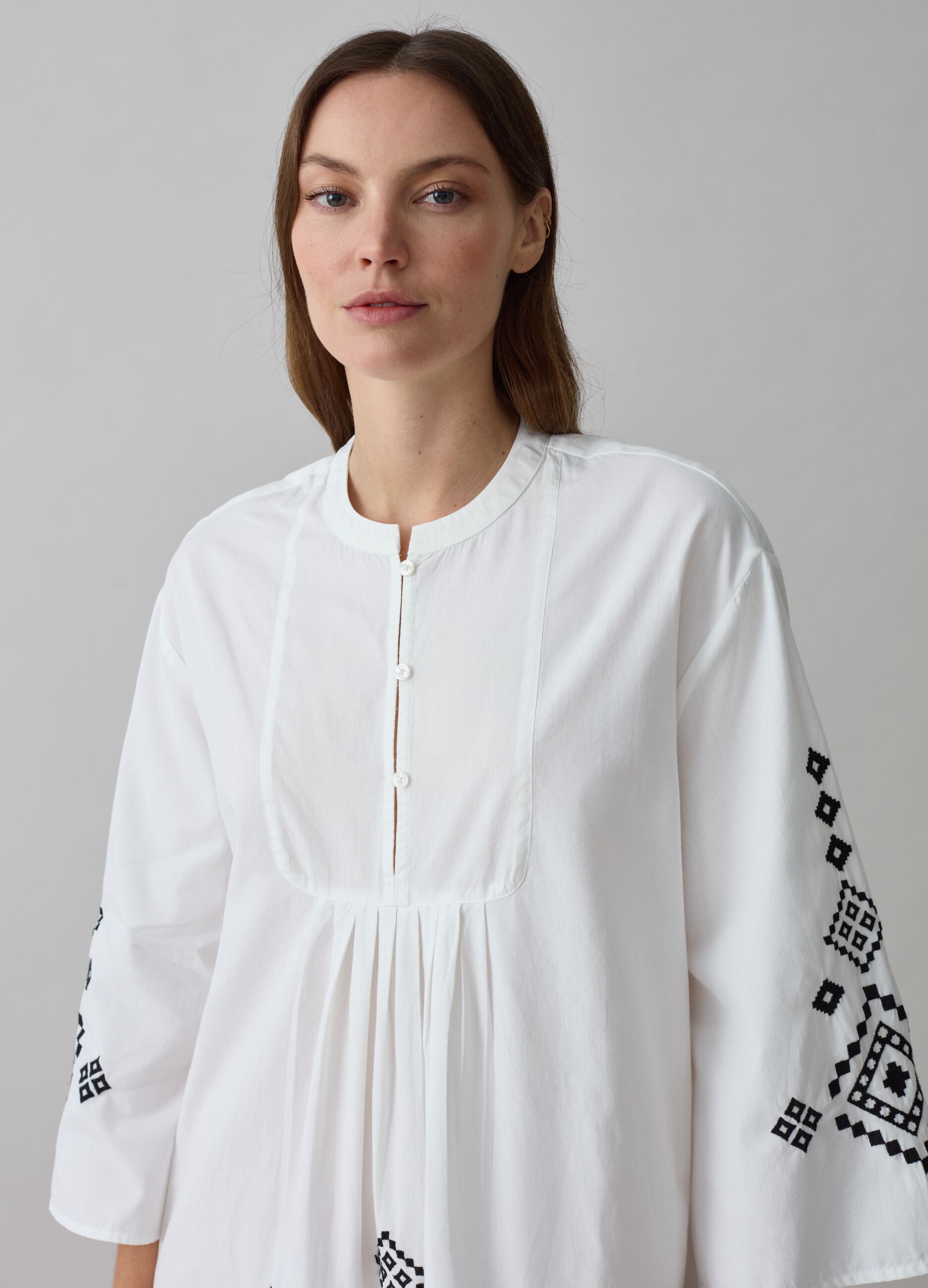Ethnic shirt dress deals