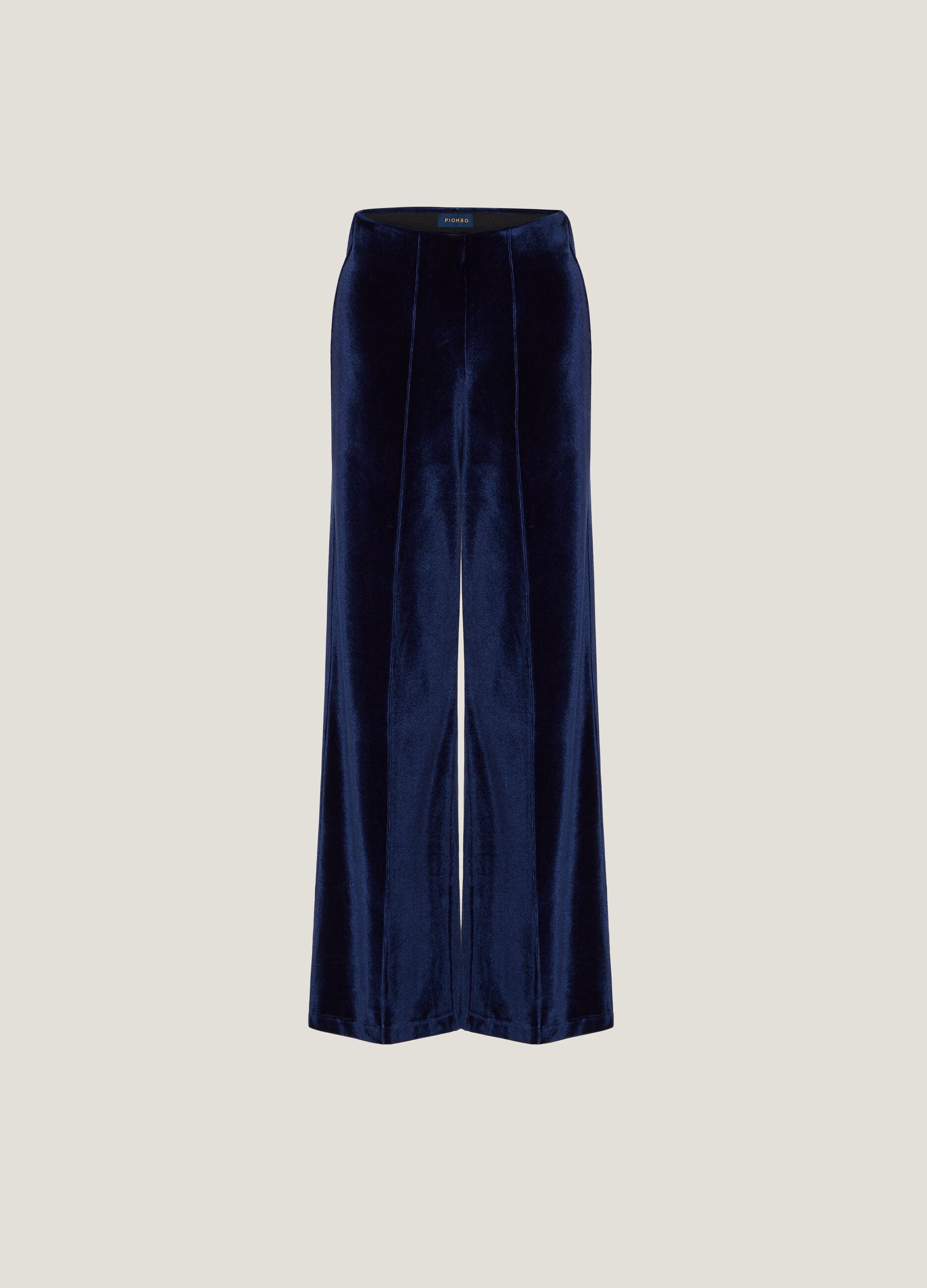 High-waisted velvet trousers_3