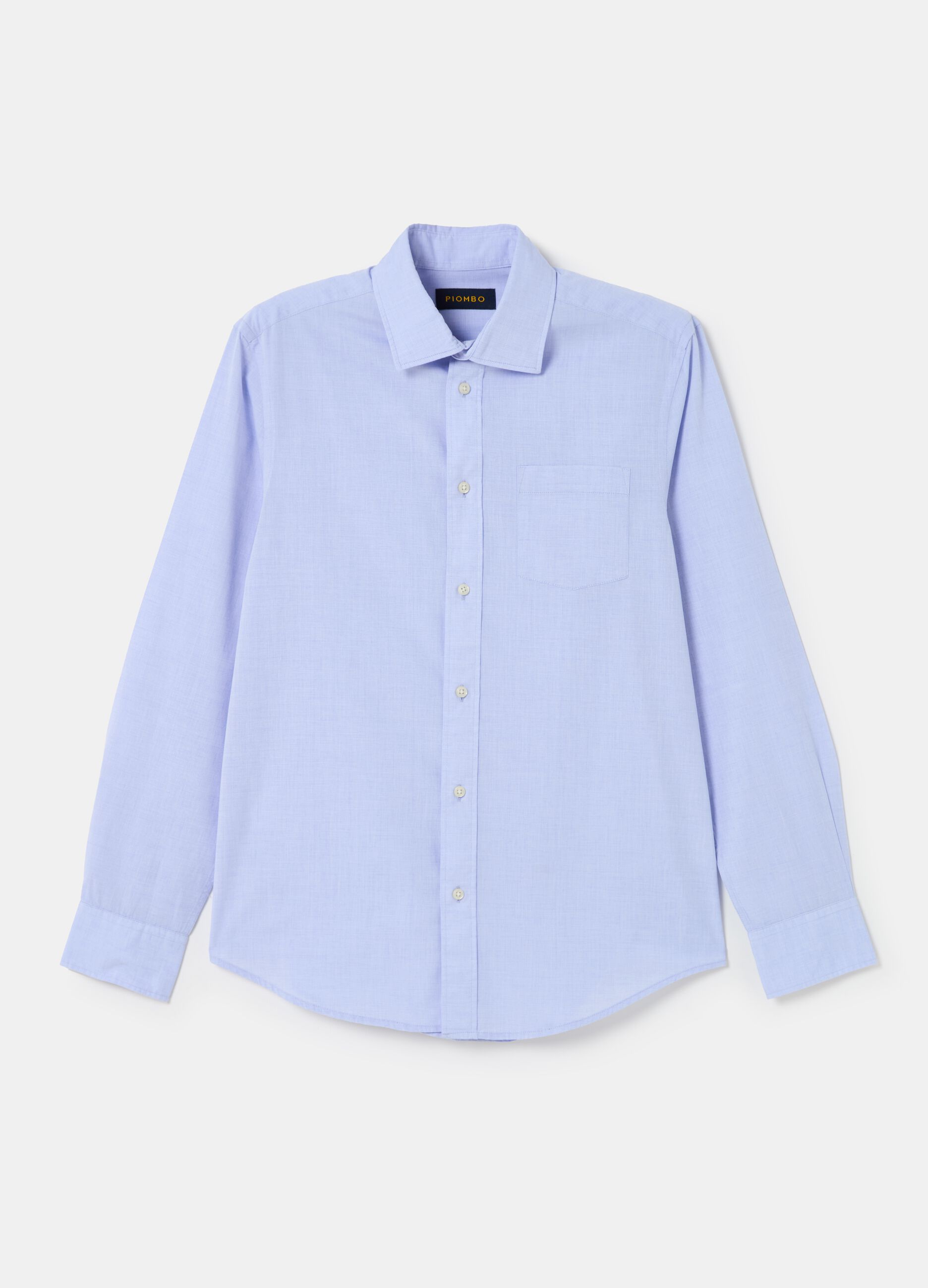 Poplin shirt with pocket_3