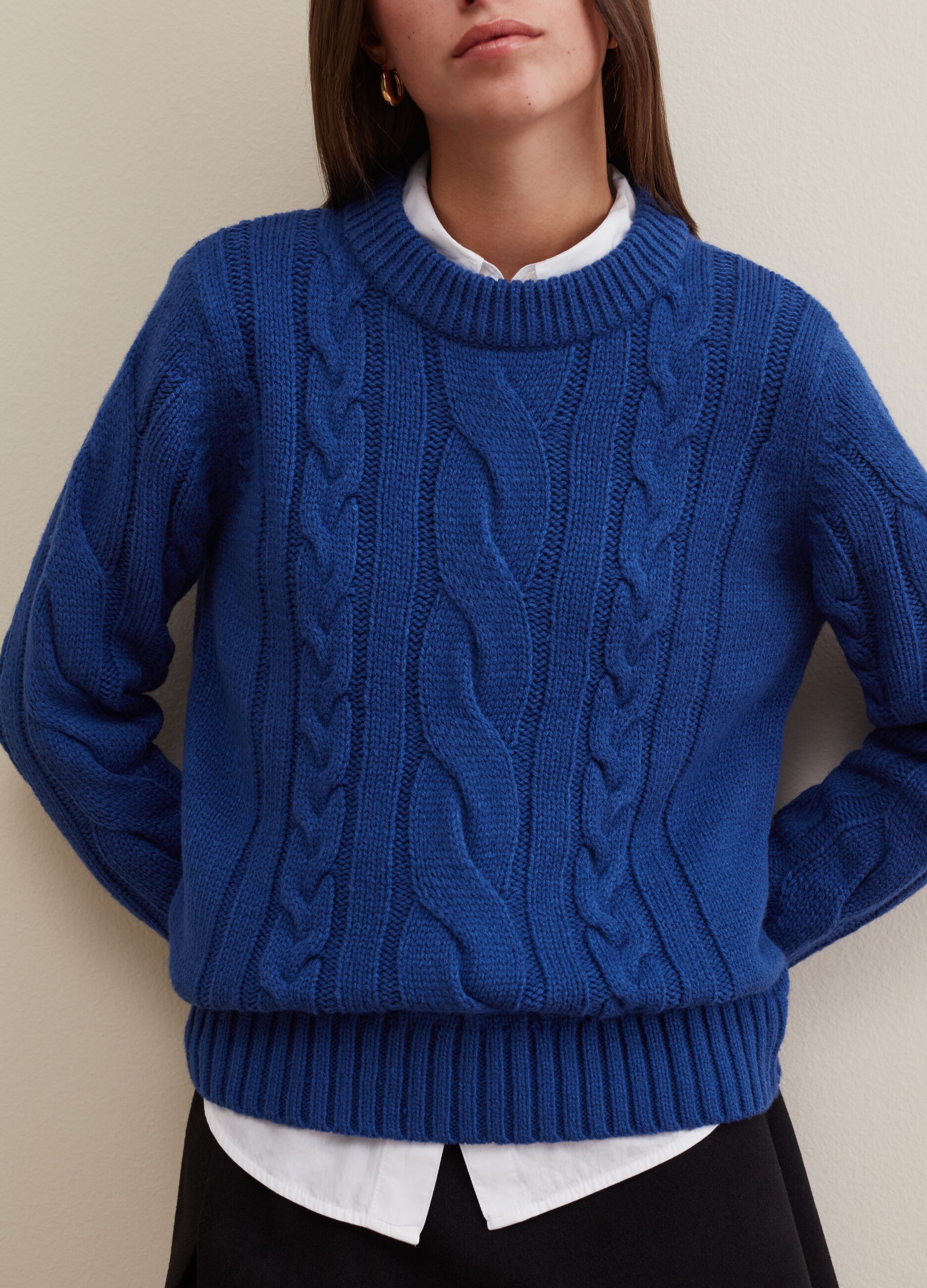 Blue sweaters womens hotsell