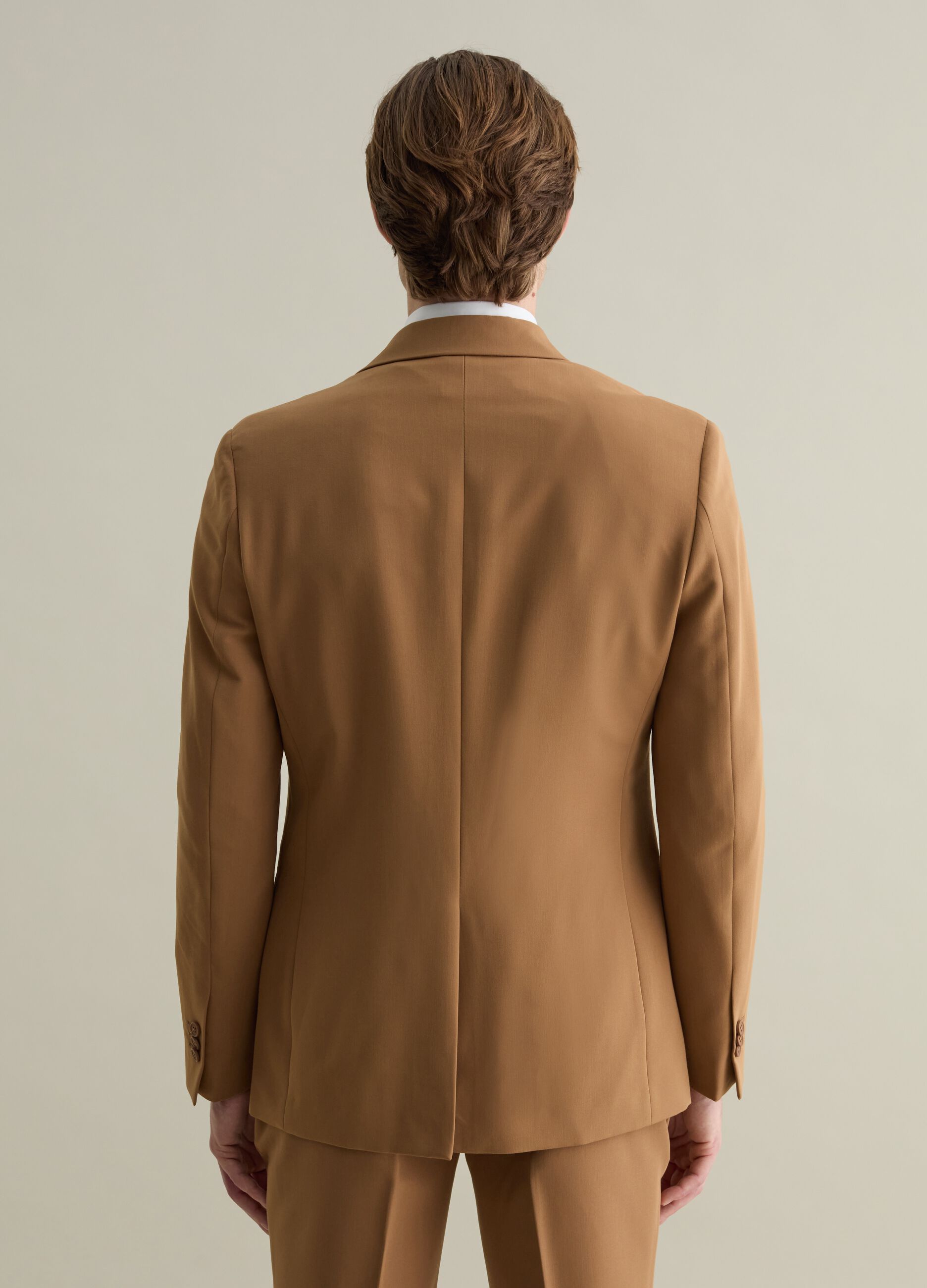 Slim-fit single-breasted blazer