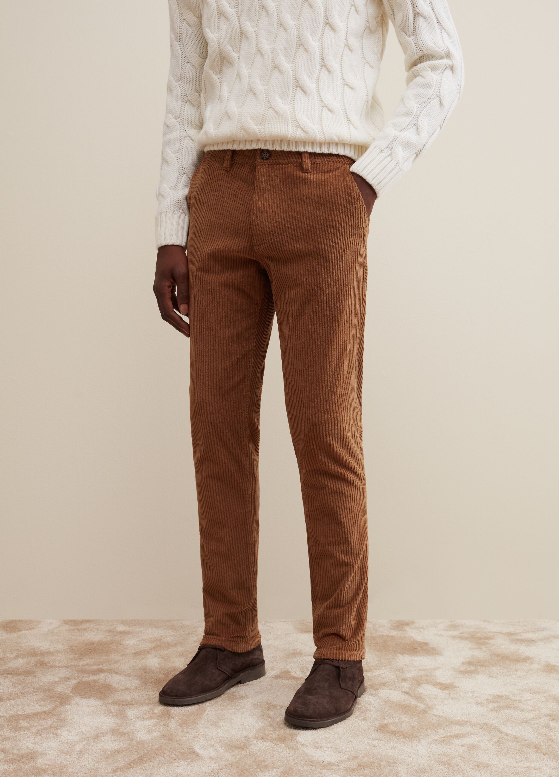 Pantalon corduroy homme store