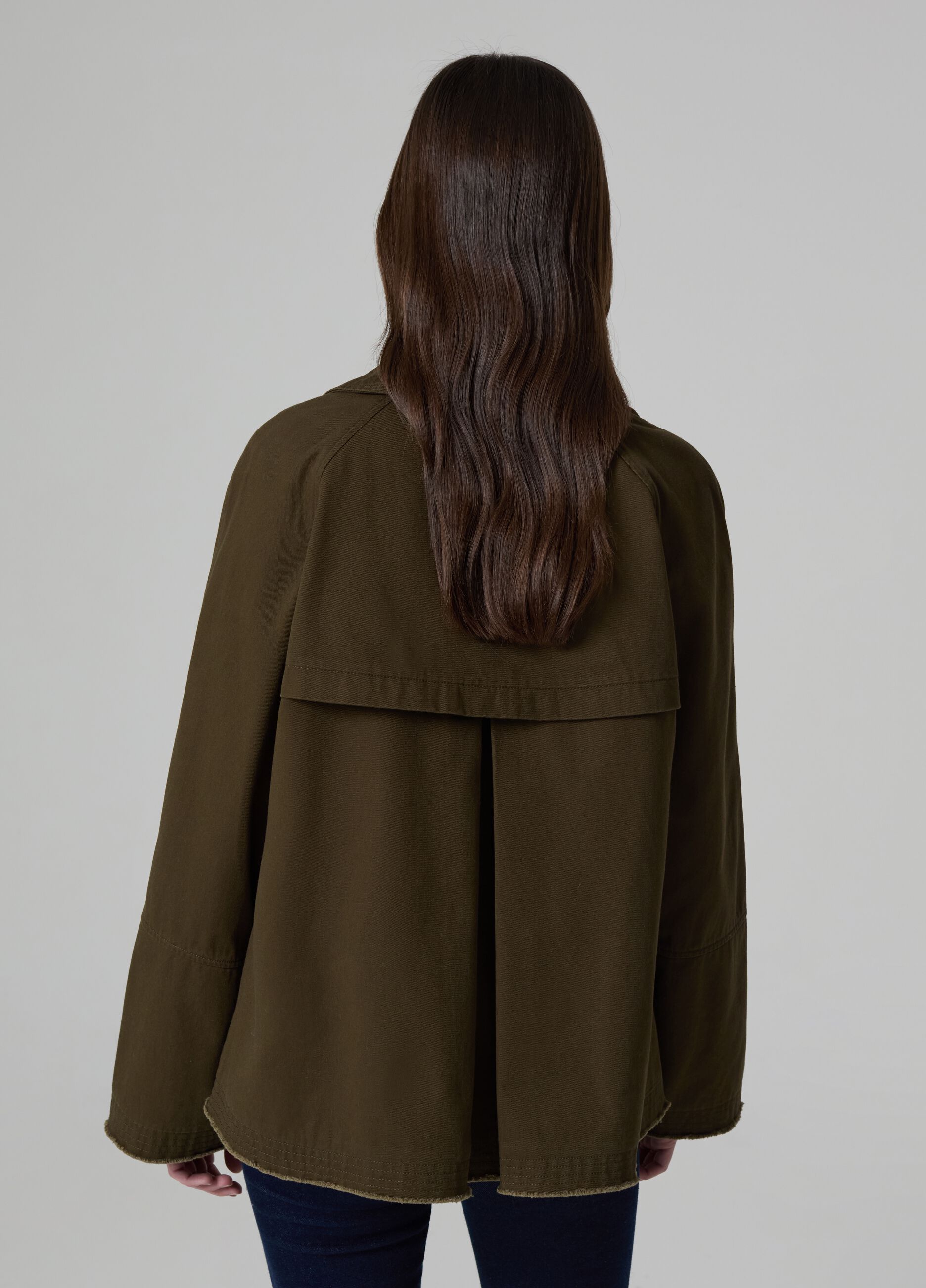 Short double-breasted trench coat_1