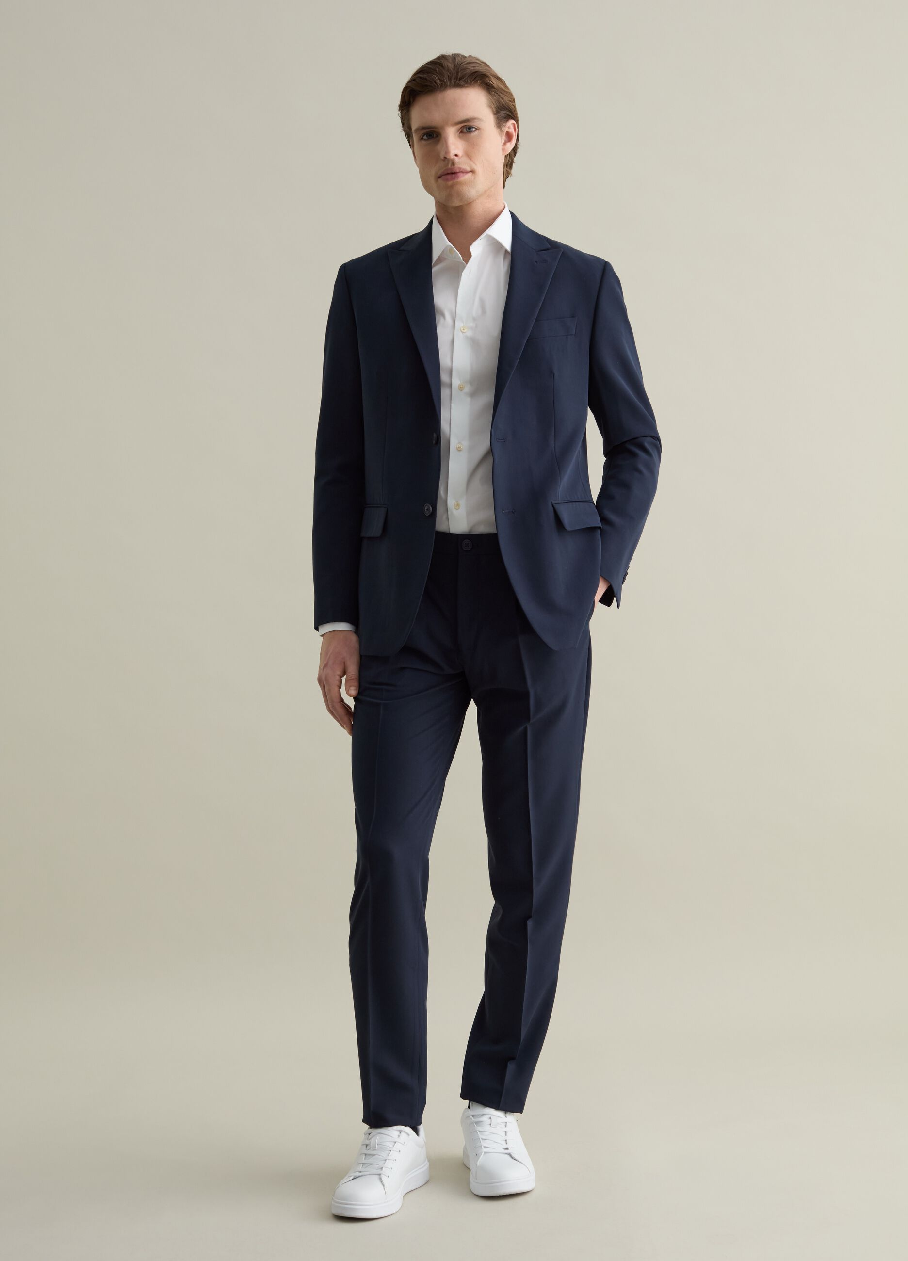Single-breasted regular-fit blazer