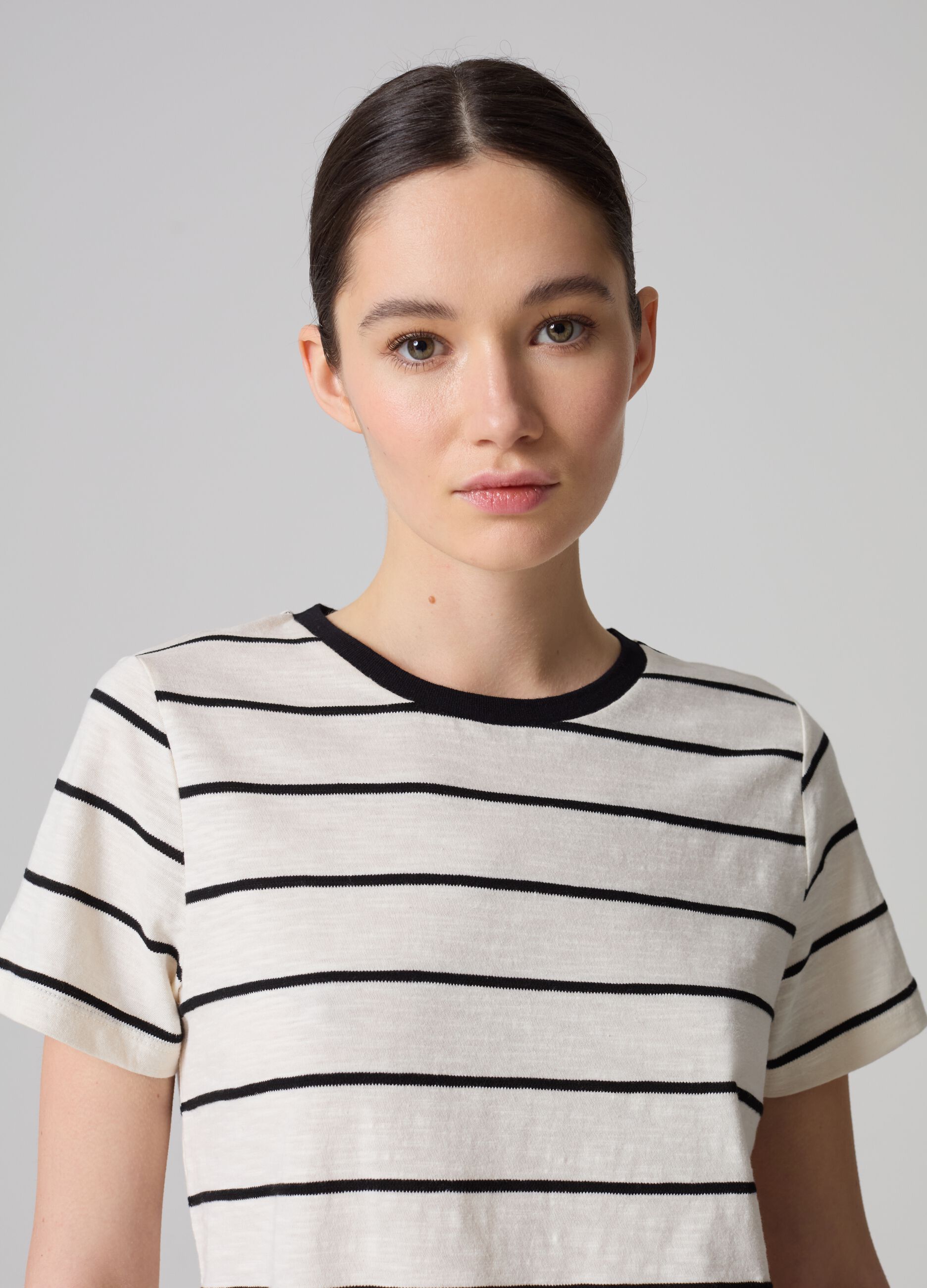 Contemporary striped T-shirt