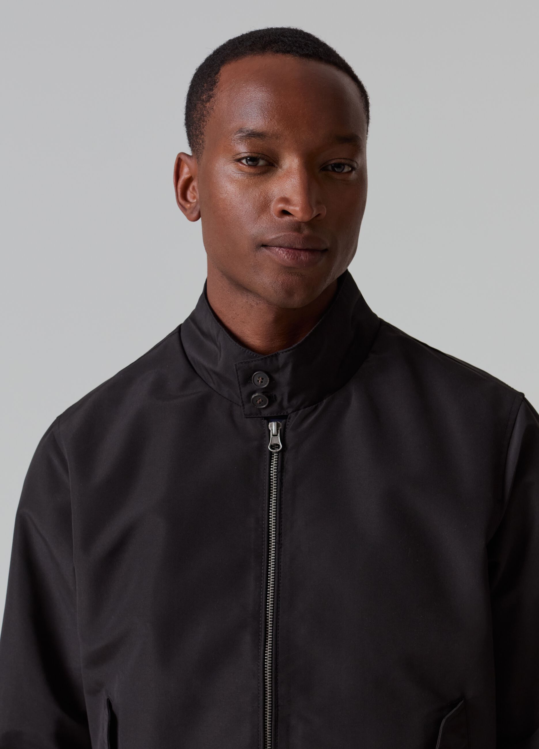High collar bomber shop