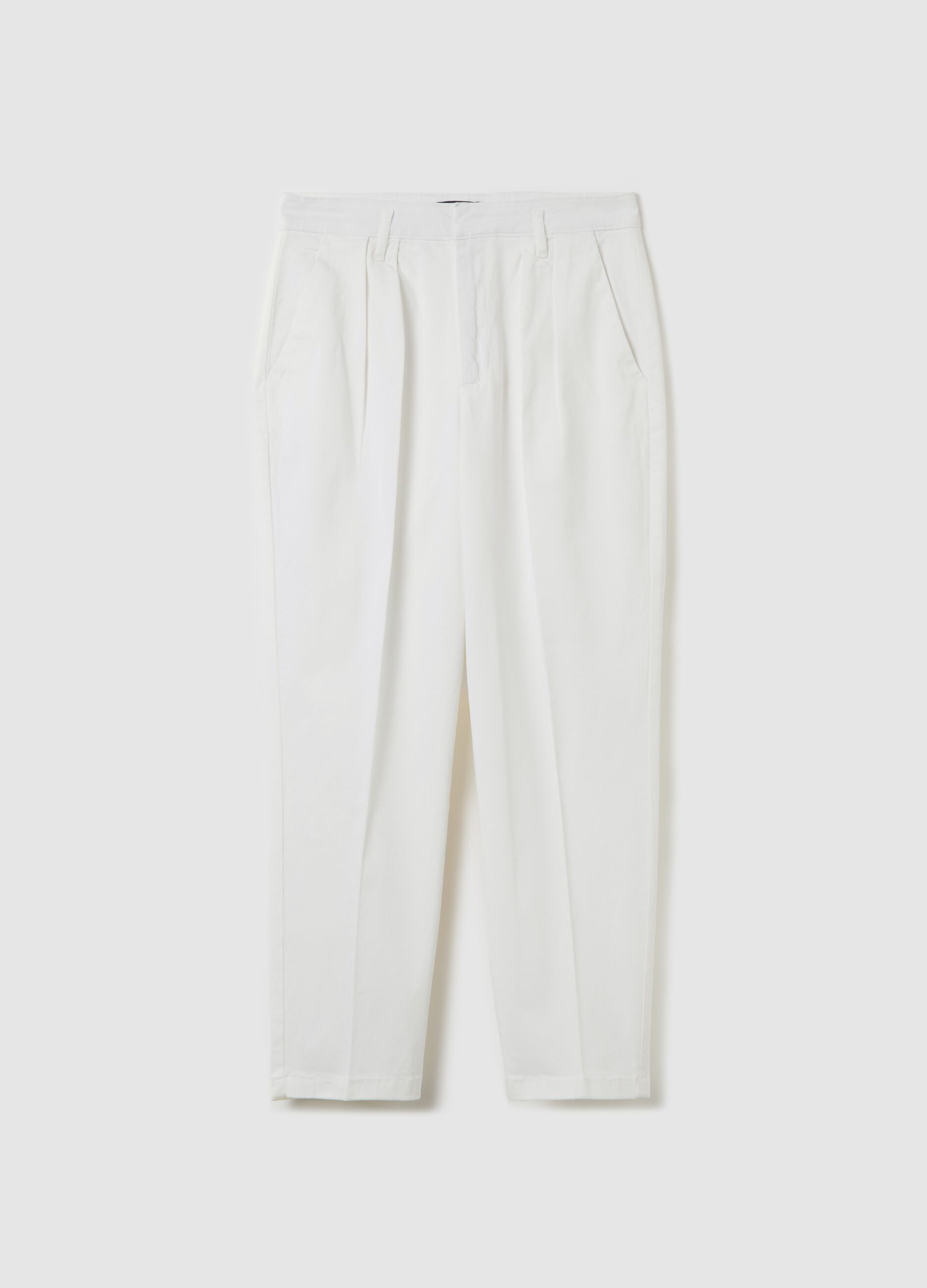 Stretch cotton chinos