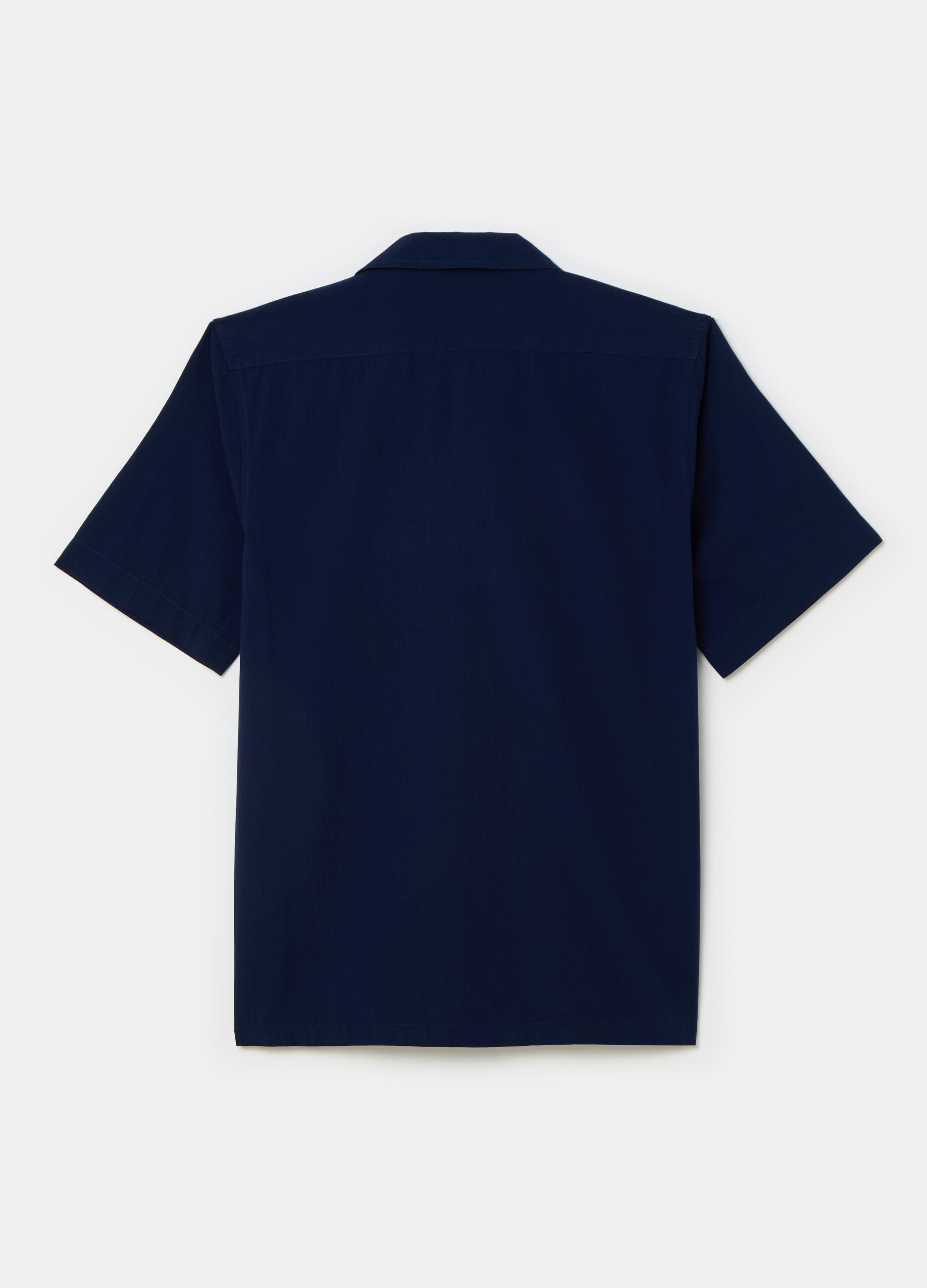 Camisa de manga corta de sirsaca con bolsillo_4