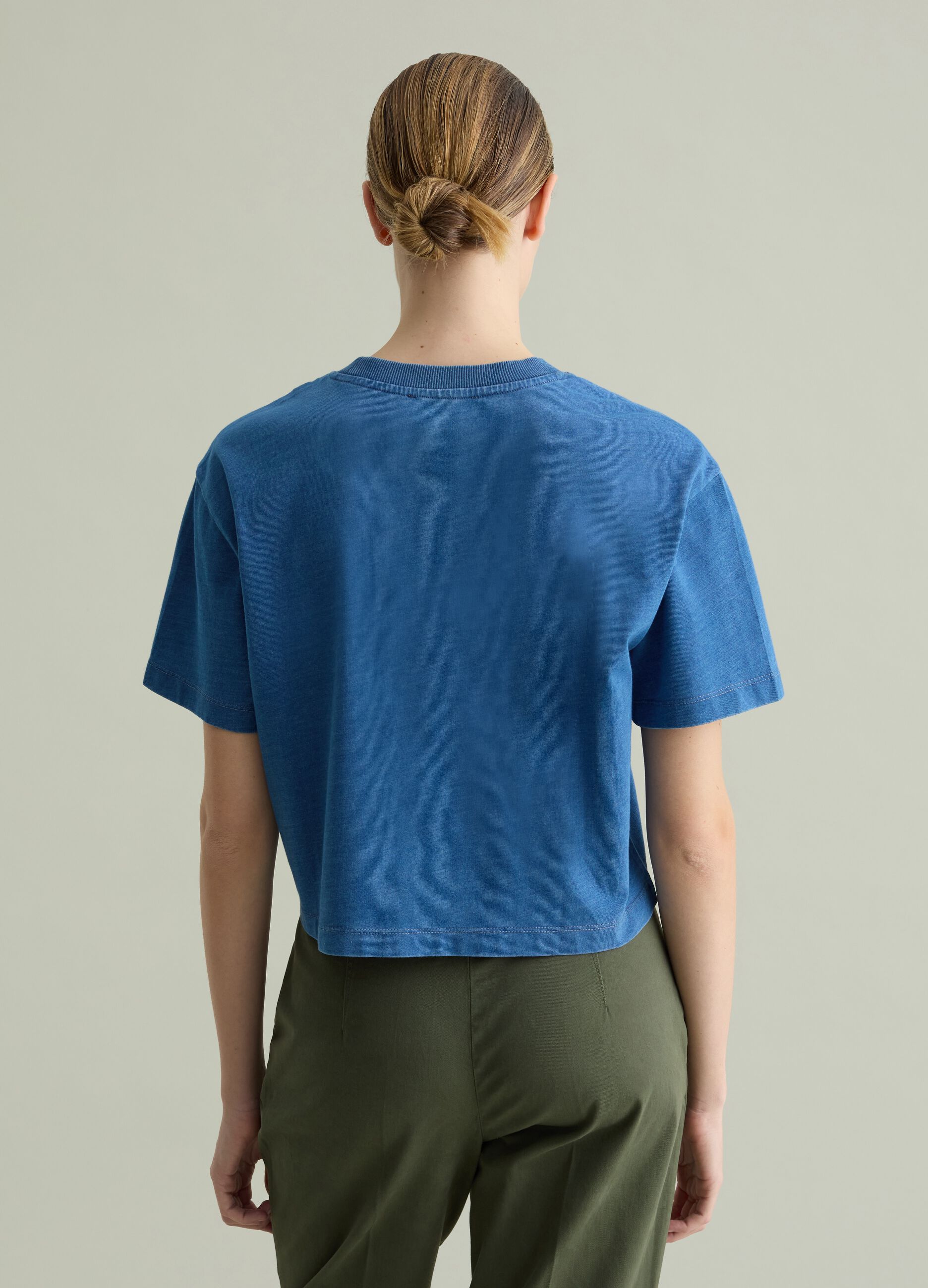 Boxy-fit T-shirt in cotton